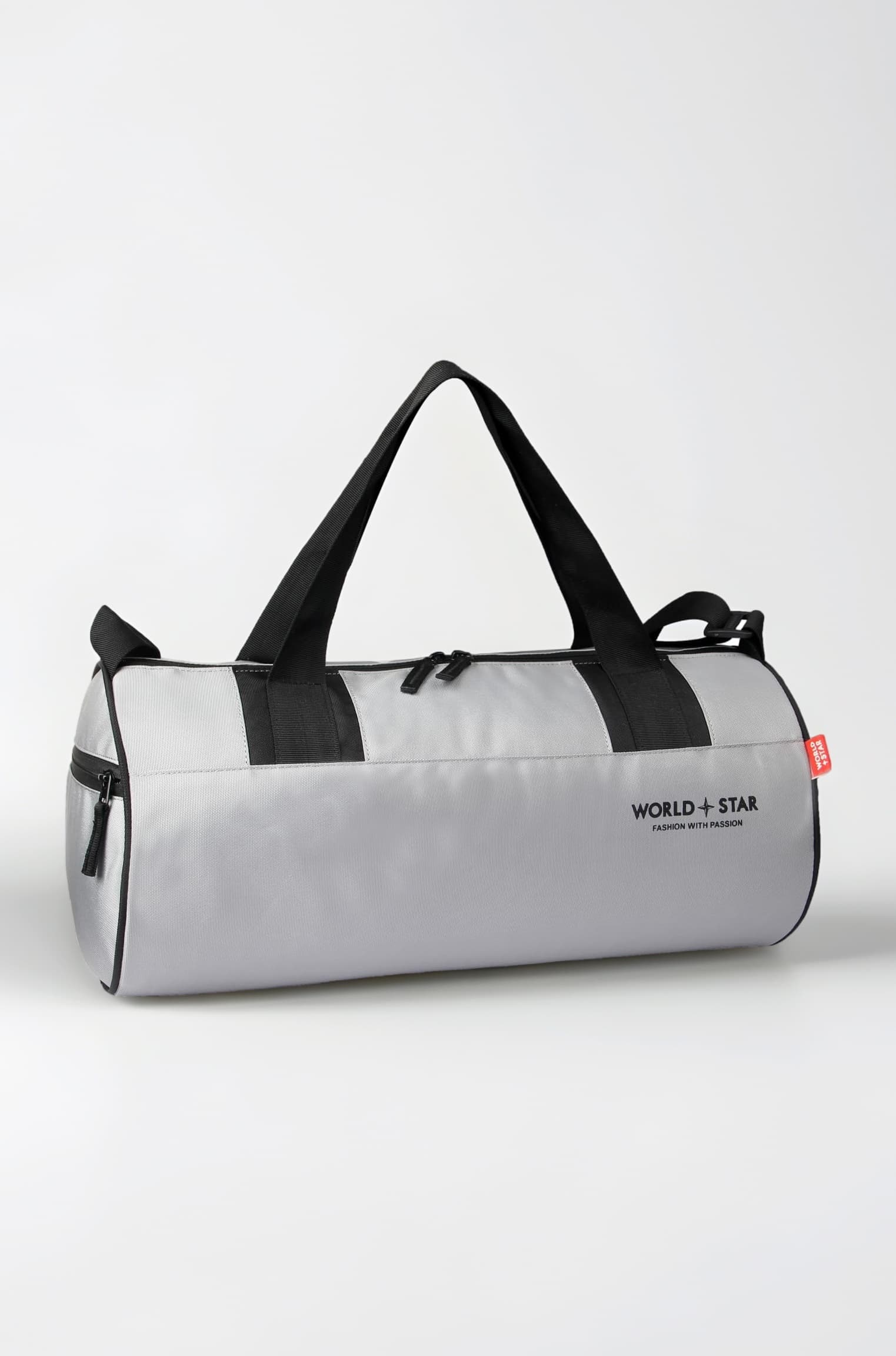 Duffel Without Wheels/Gym Bag for Men & Women with Separate Shoe Compartment | Grey | Addax Grey Gym Bag