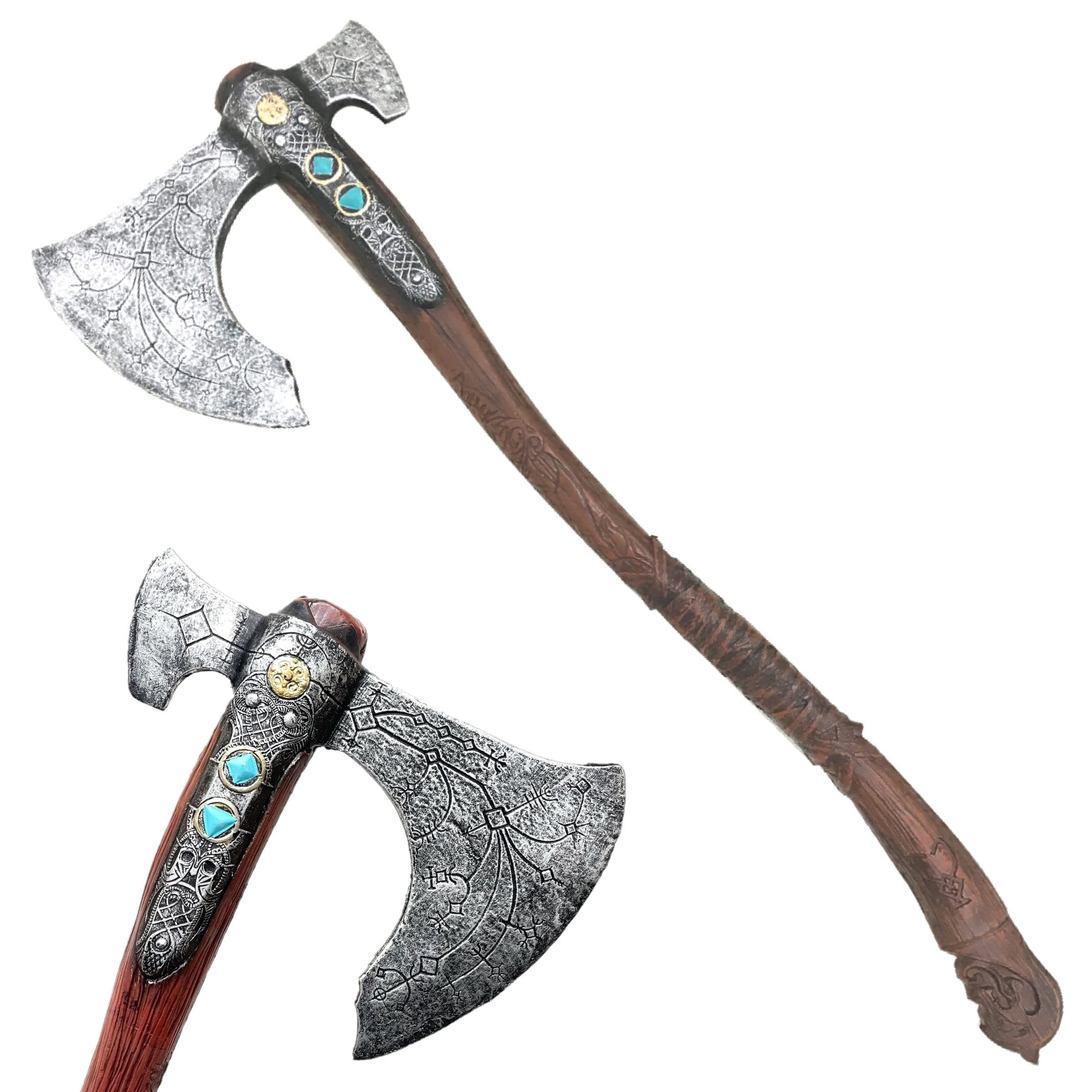 The Cosplay Company Blazing Steel Brand 36.5" Medieval Leviathan Axe Foam Costume Party Prop 1:1 Replica