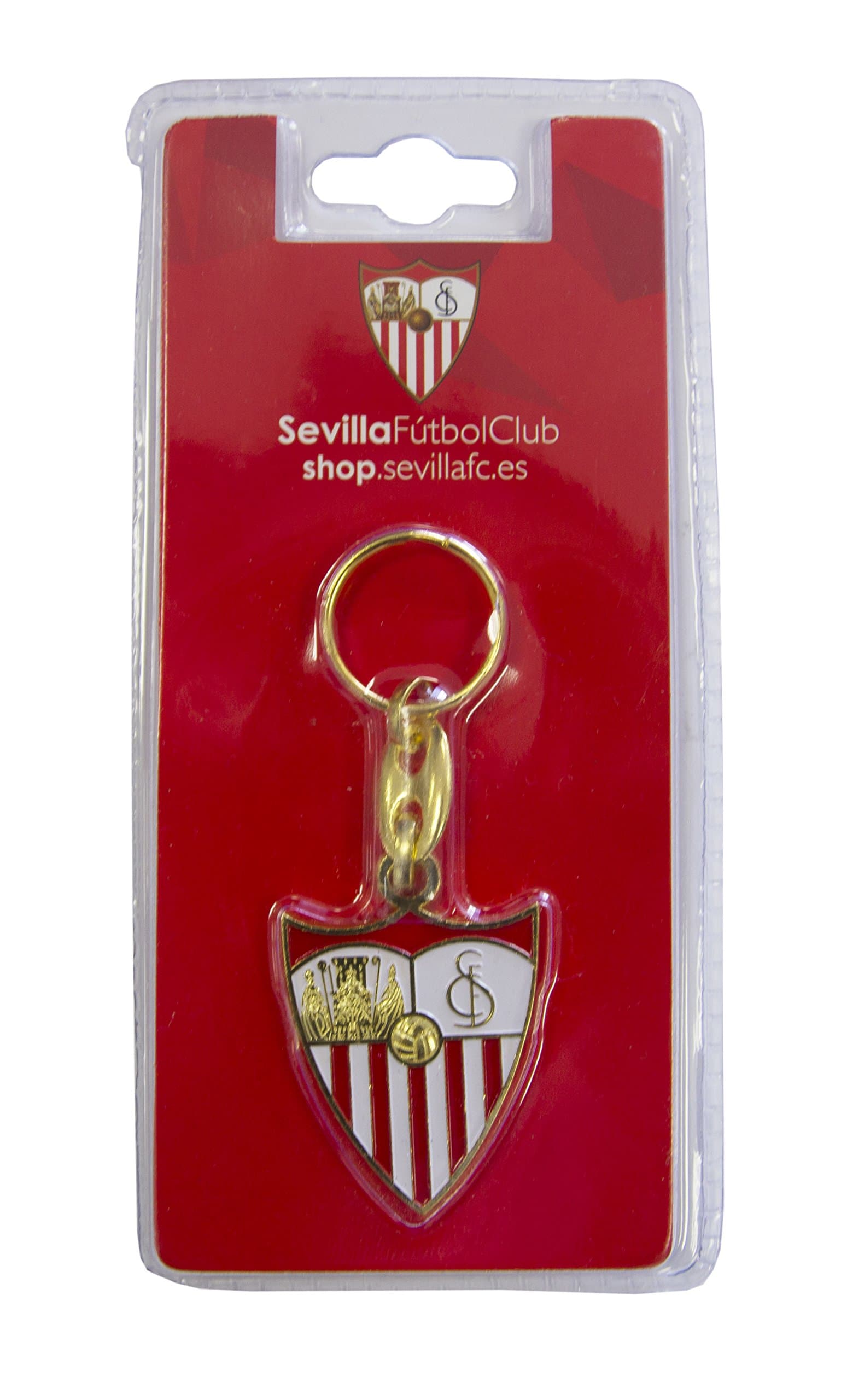 SFC SEVILLA FUTBOL CLUB Llasev Keyring, White/Red, One Size