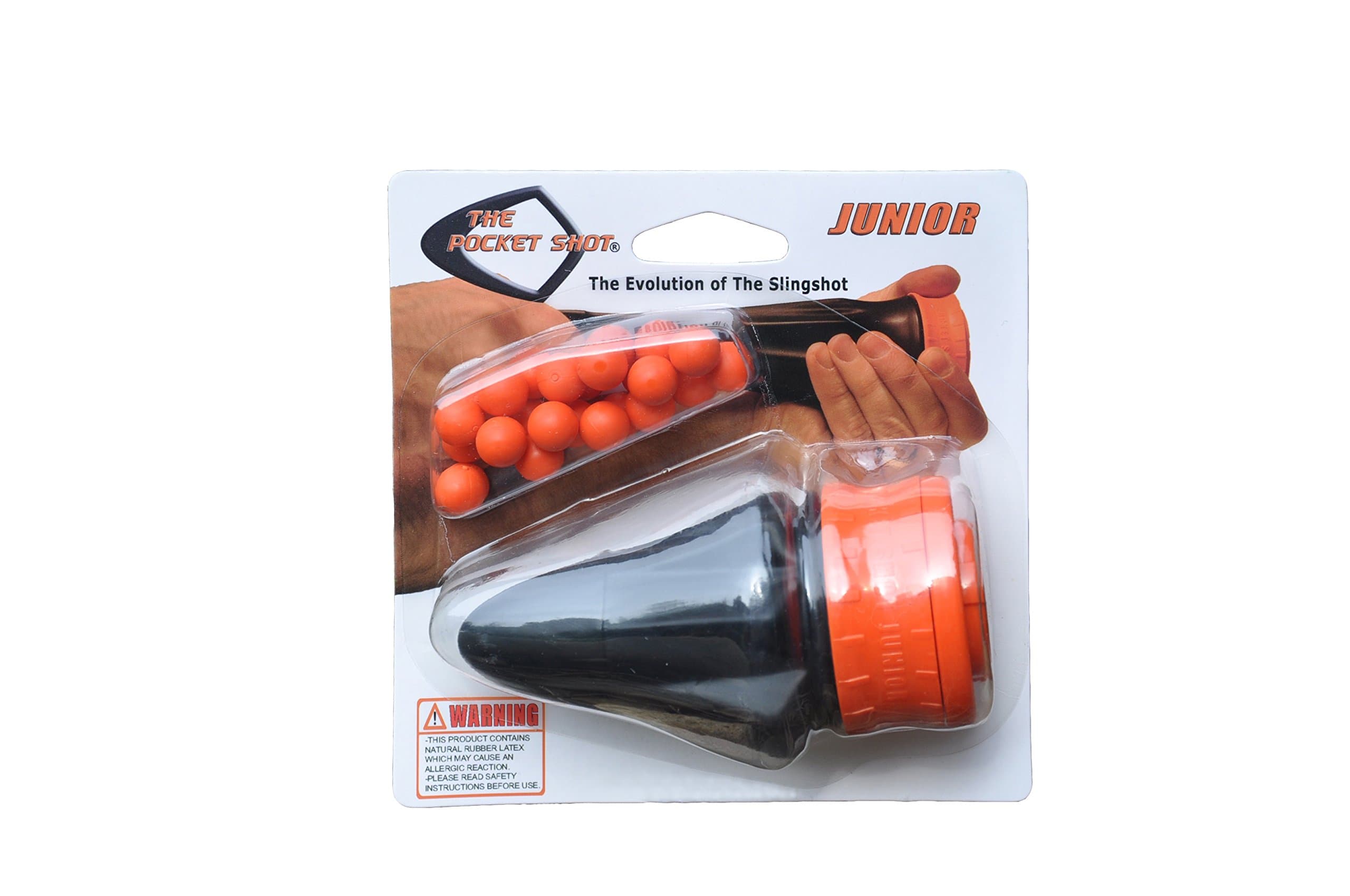 The Pocket Shot Junior-Includes Easy Pull Pouch and 25 Rubber Balls