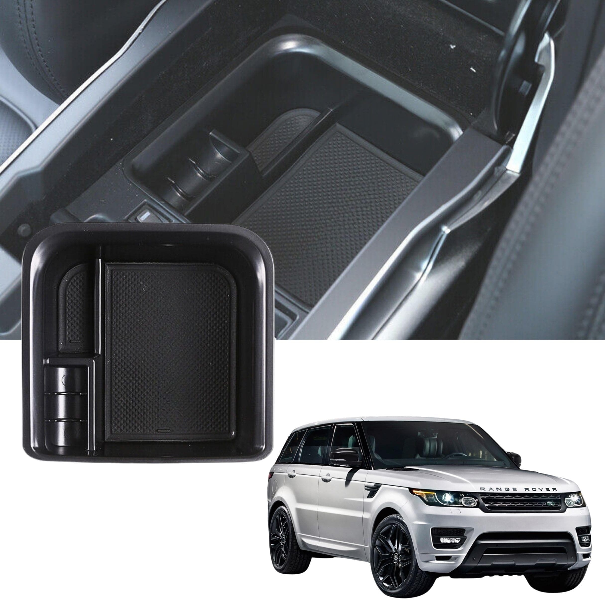 Center Armrest Console Organizer For Land Rover Range Rover Sport 2013 2014 2015 2016 2017 2018 | Center Storage Box Organizer Tray | Range Rover Accessories