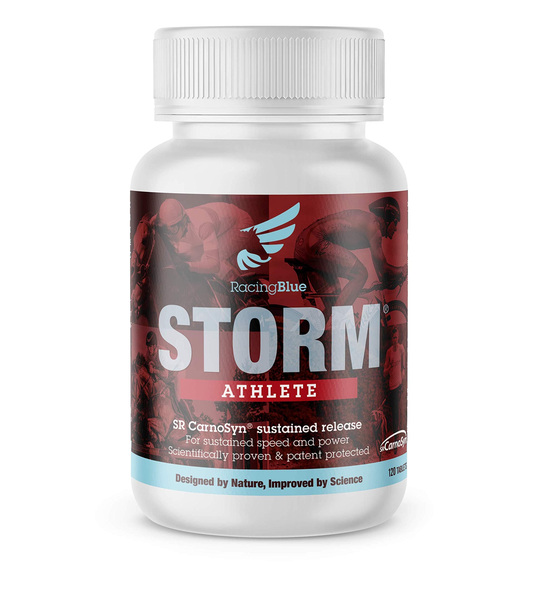 Storm® Athlete Muscle Supplement Men and Women Serious and Leisure Sports Workout Performance and Muscle Growth Scientifically Proven Sustained Release Carnosyn Beta-Alanine Tablets