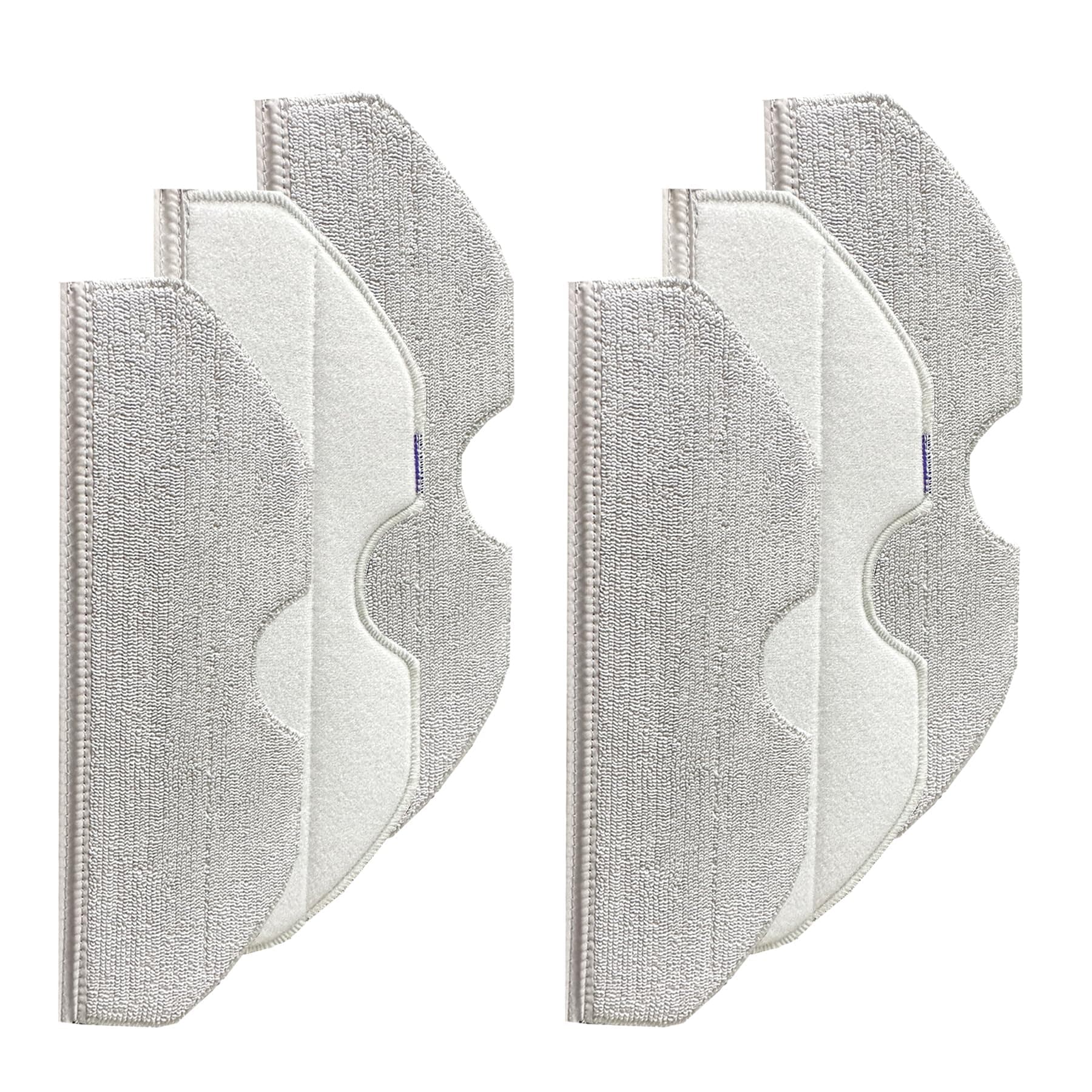 6 PACK Replacement Mop Pads Compatible for NARWAL Freo X Plus Microfiber Resuable Mop Cloth Robot Vacuum Cleaner Accessories