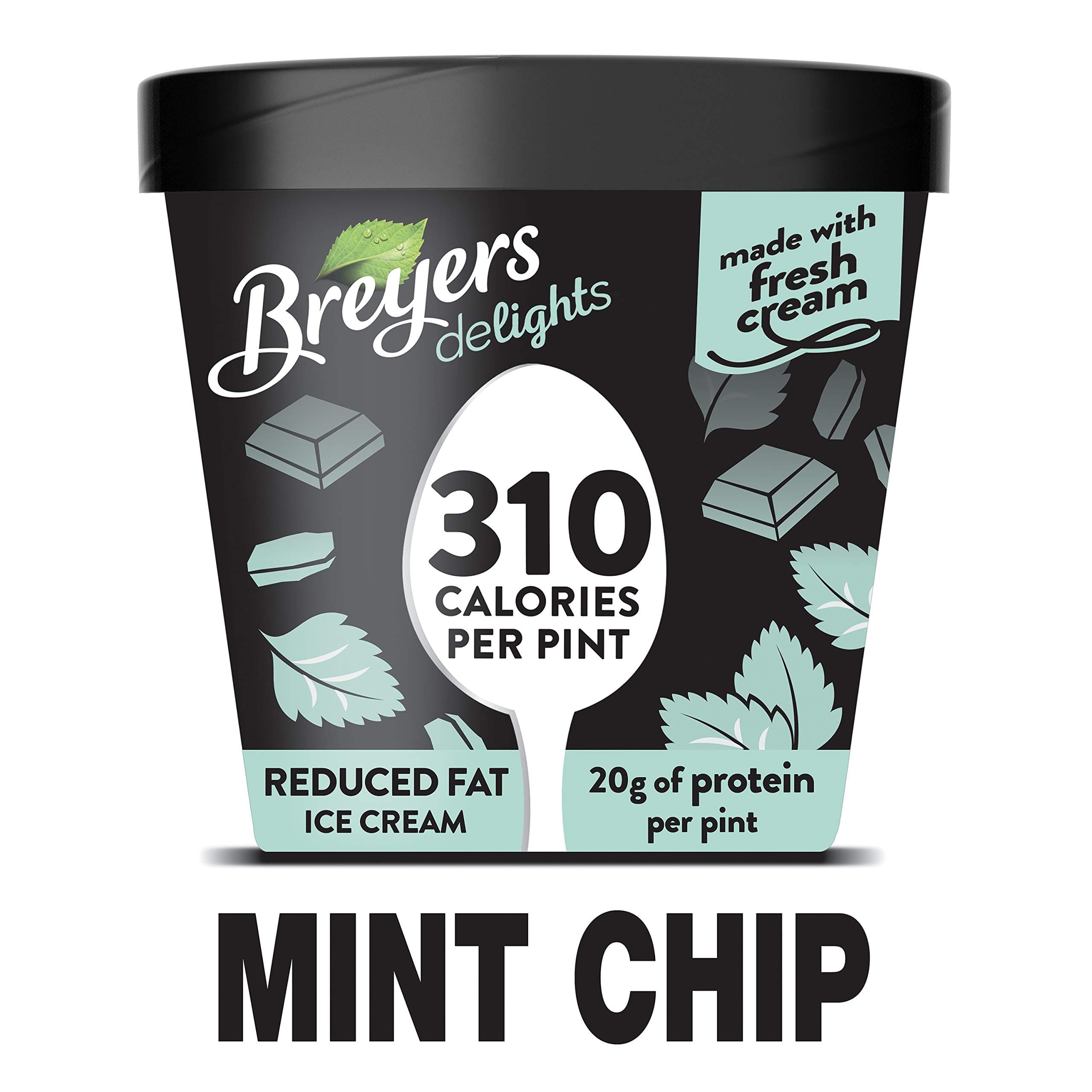 Breyers Delights Ice Cream, Mint Chip 16 oz (Frozen)