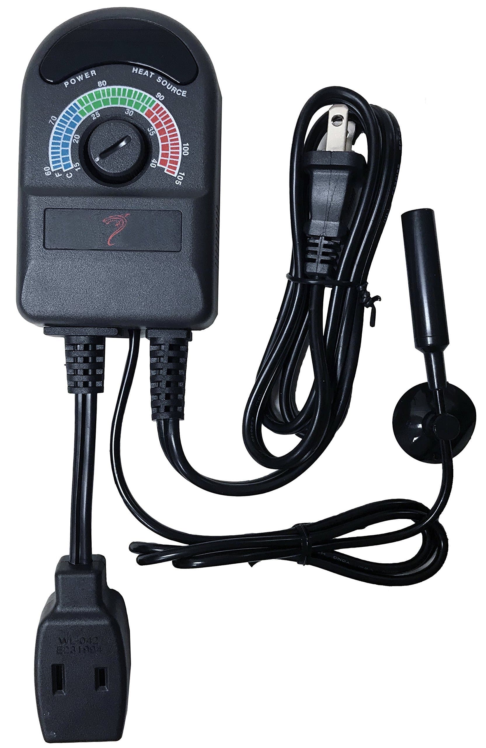 1000W Combined - Terrarium Heat & Habitat Lighting Temperature Controller for Germination/Rooting & Reptiles - 3 Power outlets