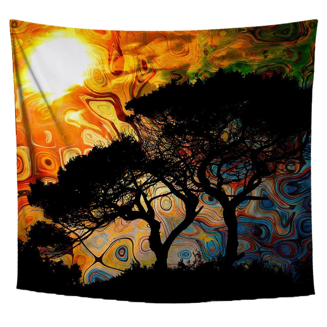 Nature Tapestries (84 x 72 inches, African Sun)