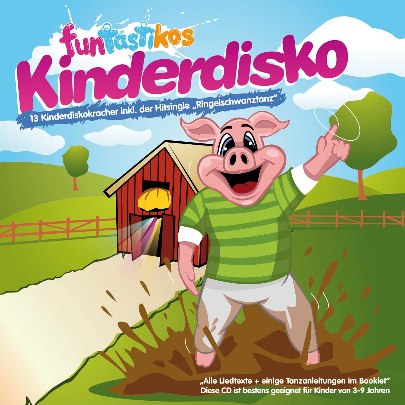 Kinderdisco mit den Funtastikos - Kinderlieder zum Tanzen bekannt aus dem Kindergarten und den Urlaubsclubs FTI, TUI best FAMILY & 1-2-Fly Solino! Empfohlen für Kindergeburtstag und Kinderparty!
