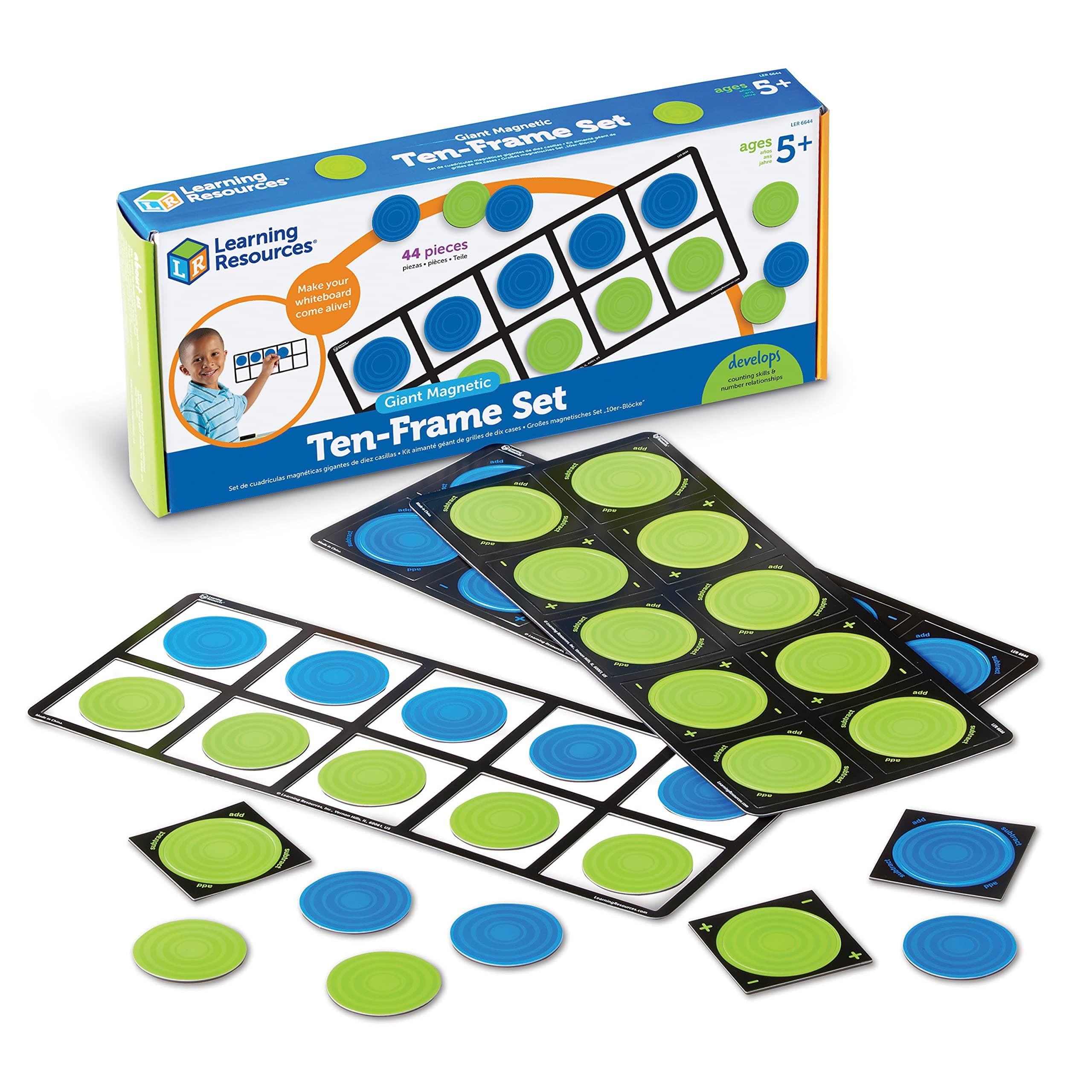 Learning Resources Giant Magnetic Ten-Frame Set