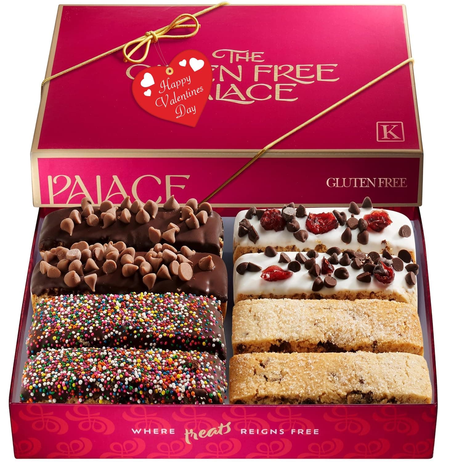 MOTHERS DAY BISCOTTI GIFT BASKETS | Enchanting Gluten Free Cookie Gift Basket | Cookies Gift Baskets for adults who don't want to grow up | Christmas Gift Basket, Care Package for College Students,