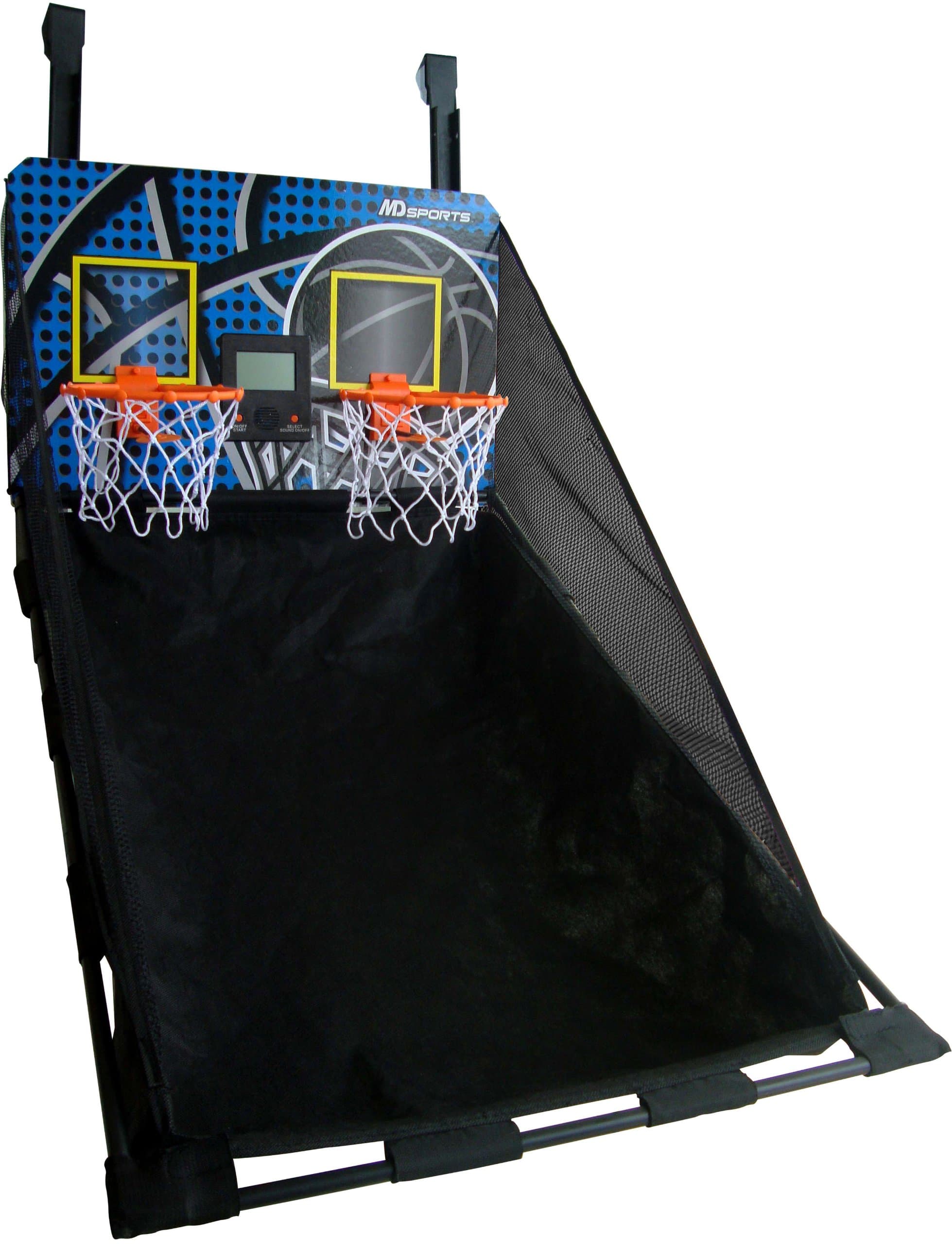 Medal Sports Door Hoops 2-Player Basketball Game Table, 34.5x22.125-Inch