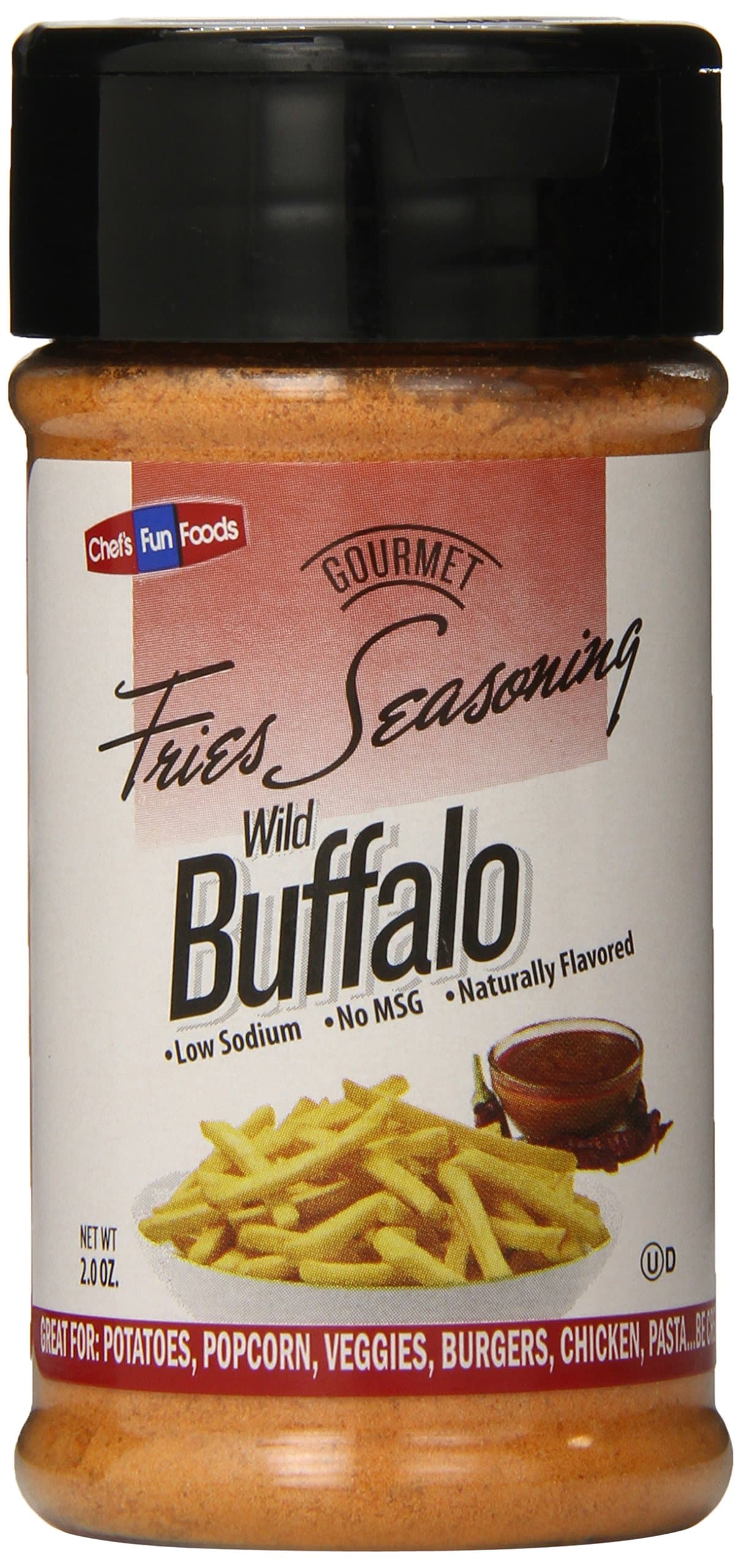 Gourmet Fries Seasonings Bottle, Wild Buffalo, 2 Ounce