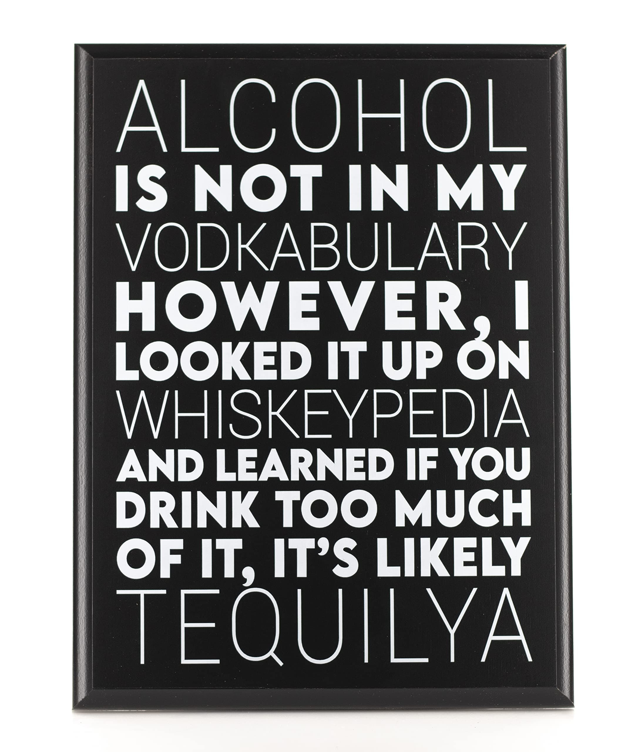 Bar Decor For Bar- Funny Signs - Wall