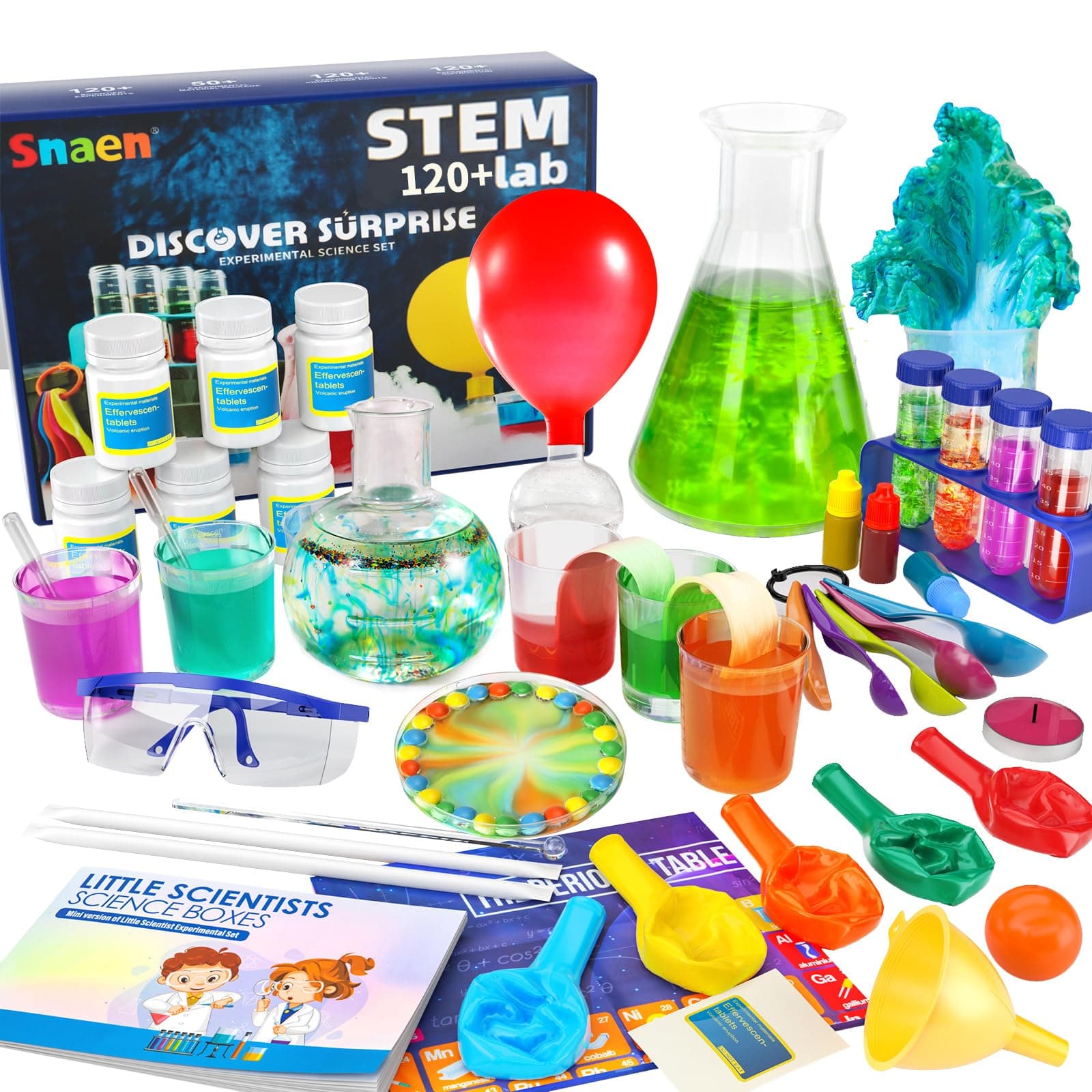 220+ Lab Experiments Science Kits for Kids, STEM Educational Learning Scientific Tools,Birthday Gifts and Toys for 3 4 5 6 7 8 9 10 11 12 Years Old Boys Girls Kids