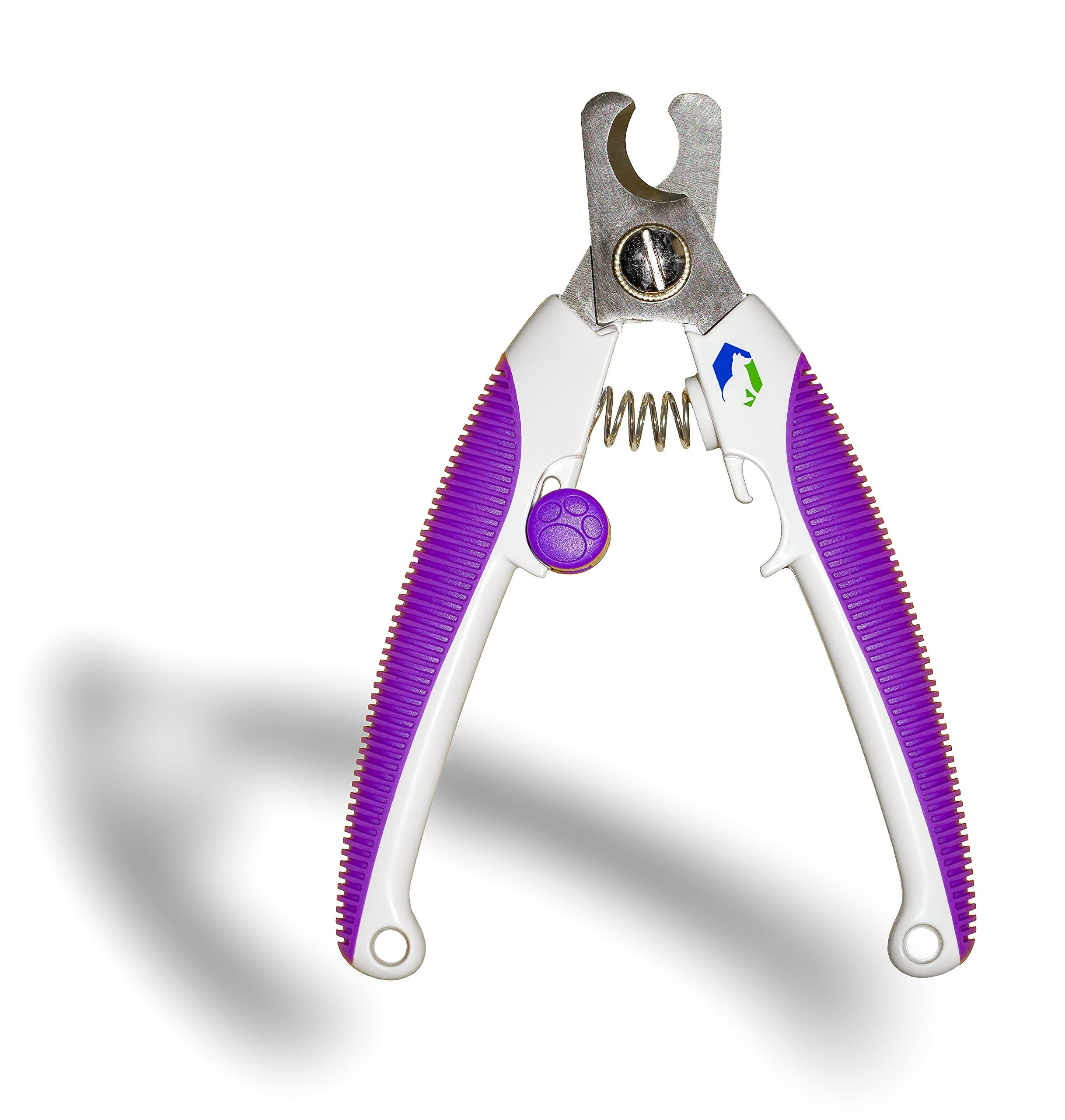 PRO PET Nail Clippers-Best for Cats,Small & Medium Dogs.Safe and Clean Nail Cut. New Nonslip Handle. Easy Lock System.