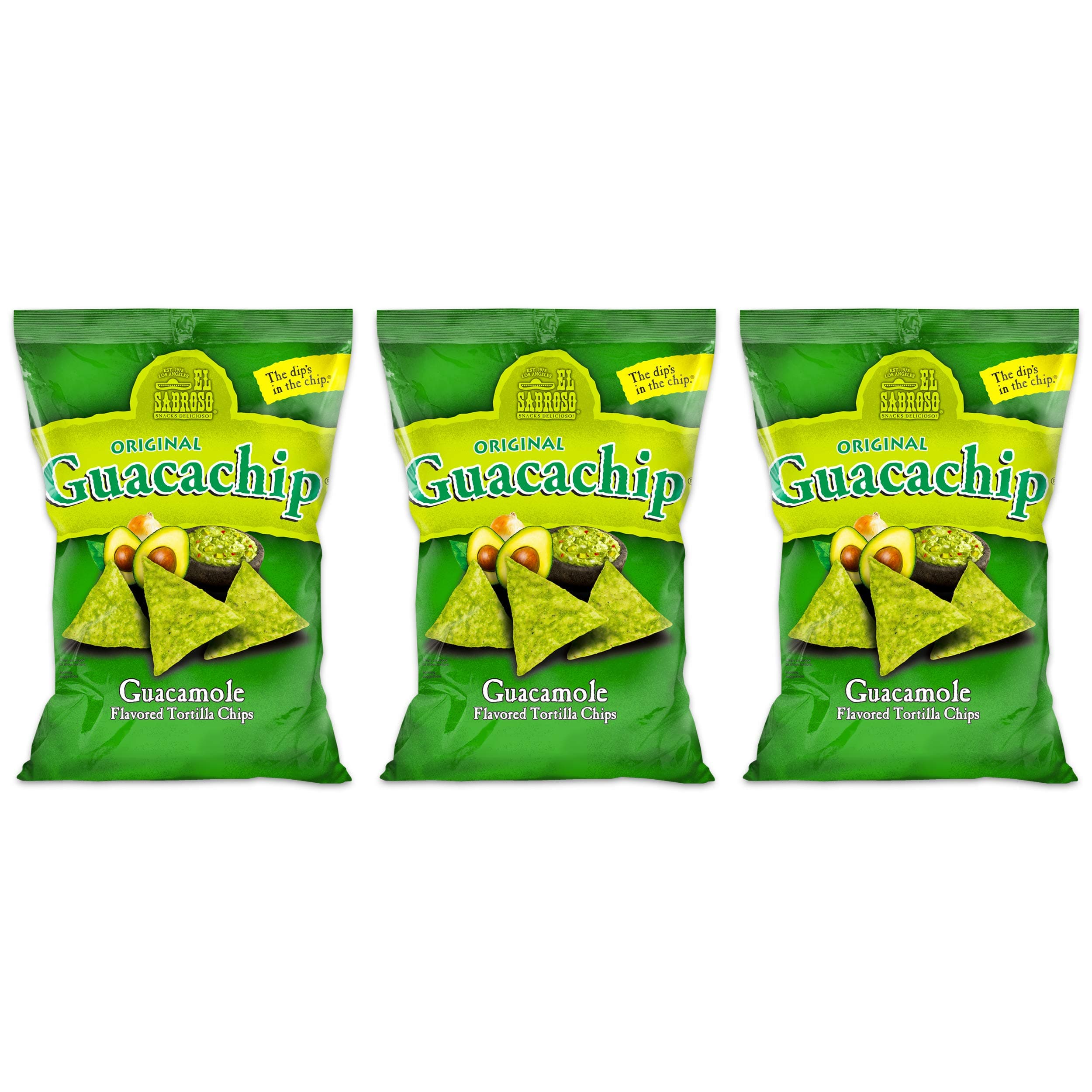 Original Guacachip, 3-oz Bags (Pack of 3)