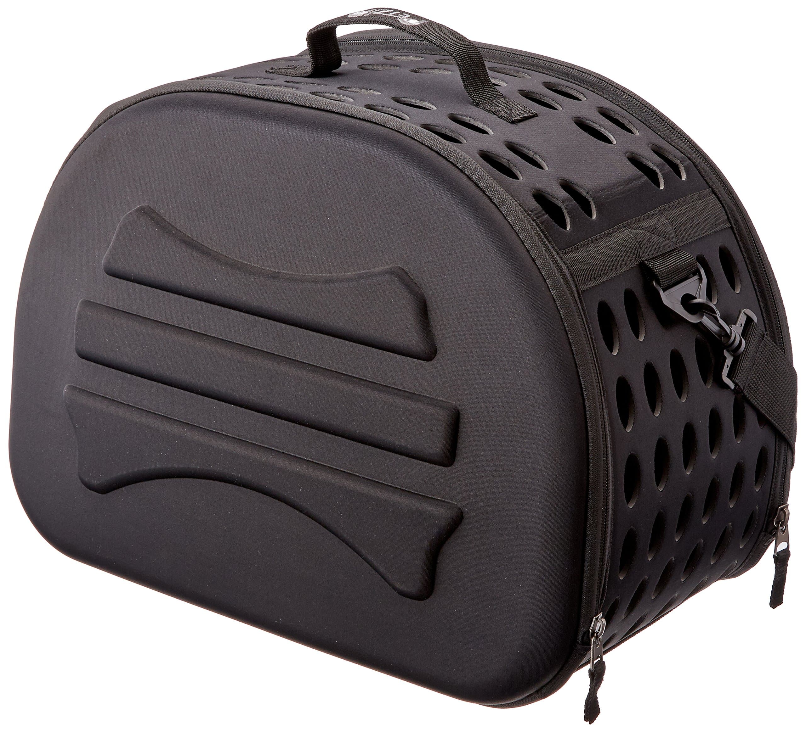 Clamshell Hard Sided Pet Carrier, Black