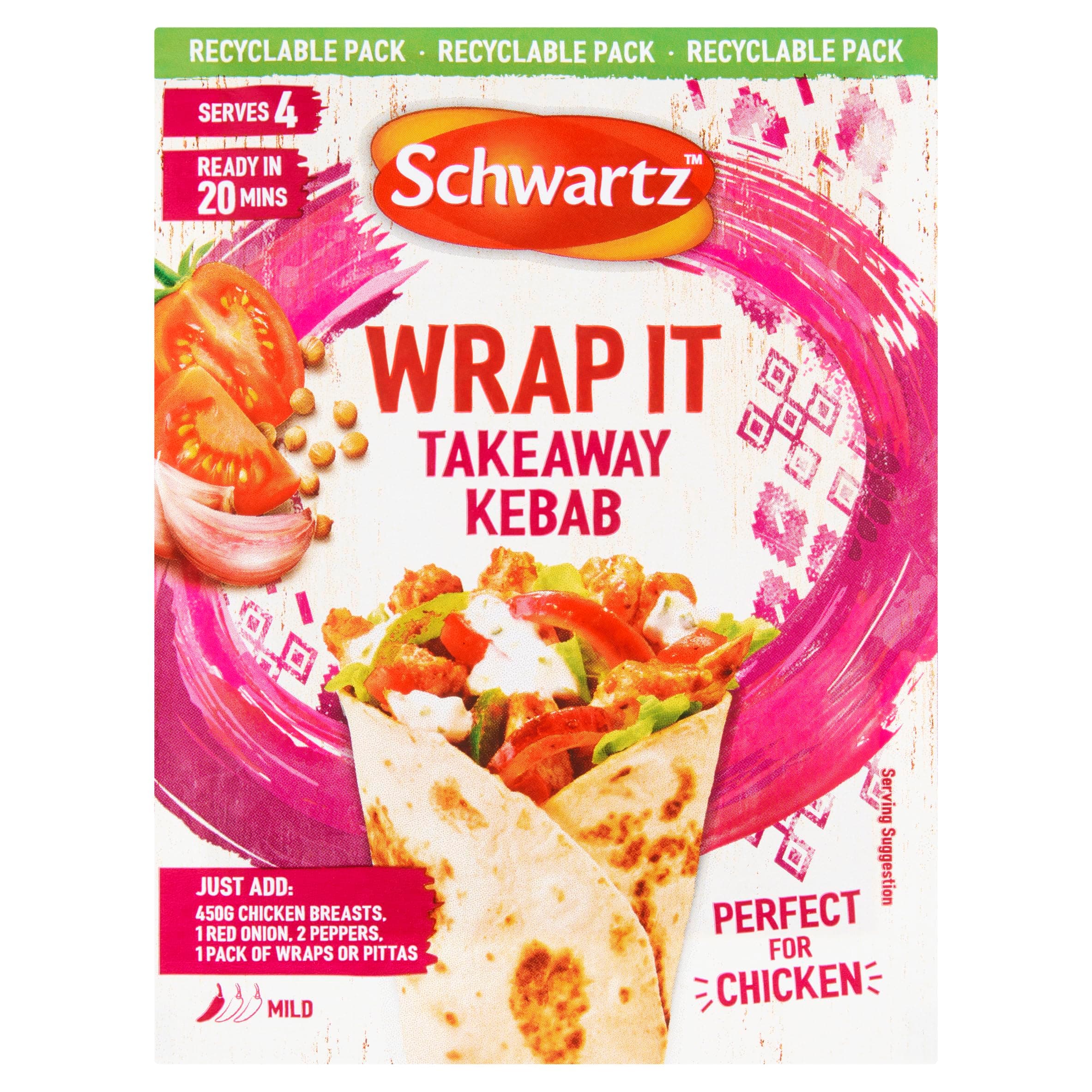 Wrap It Takeaway Kebab, 30g