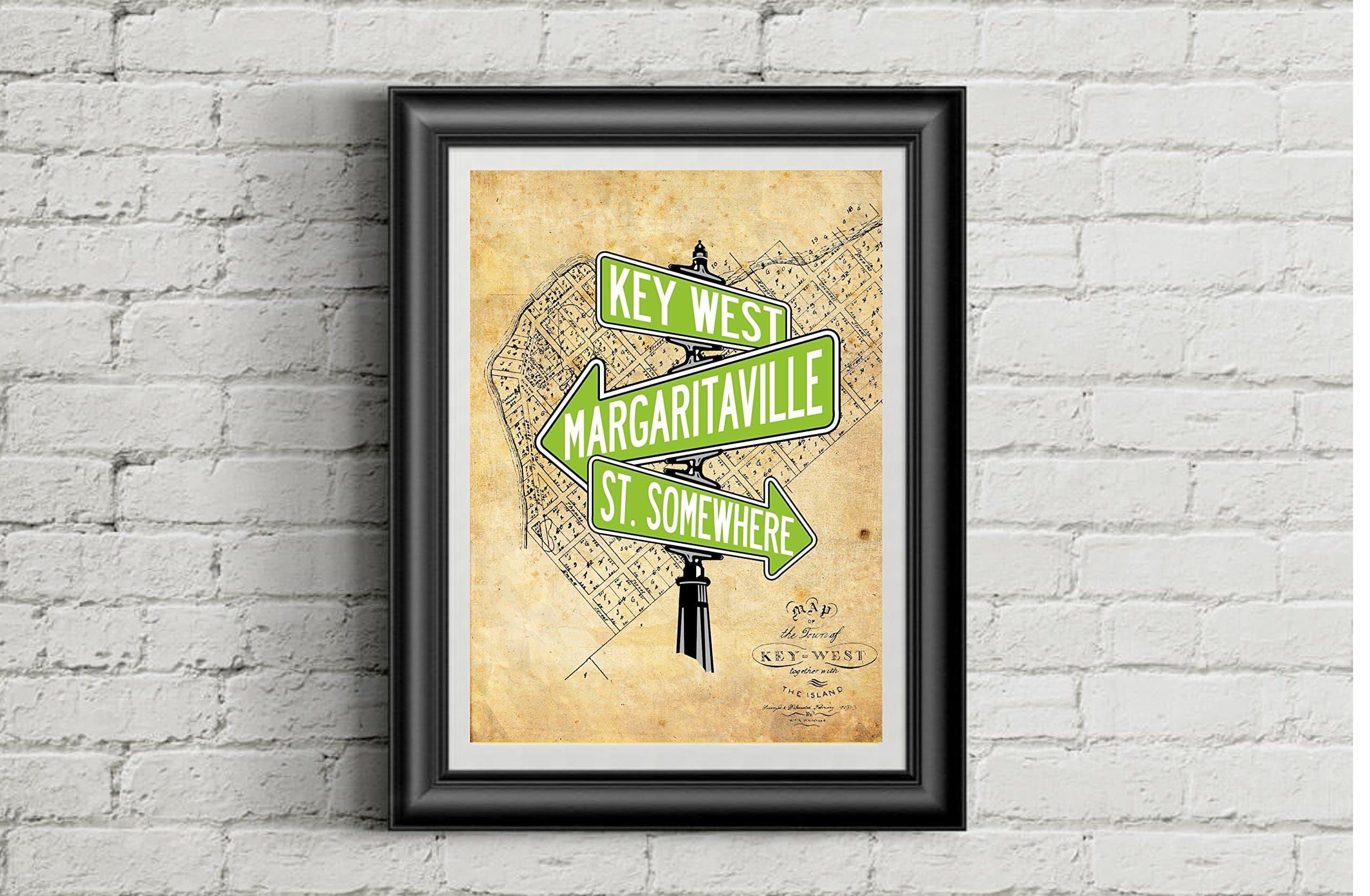 JIMMY BUFFETT Inspired 11x14 Poster Print | Key West | Margaritaville