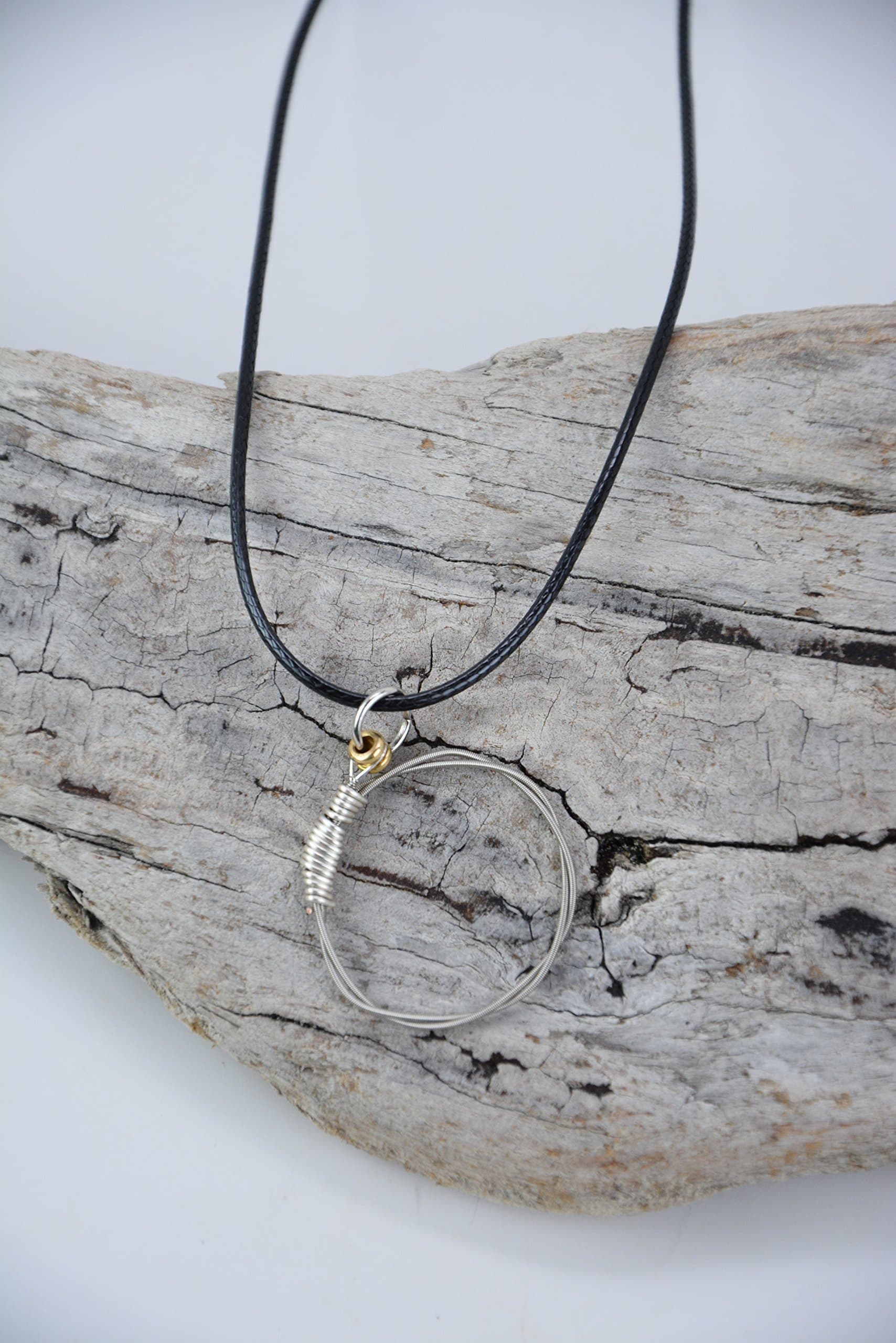 Guitar String Pendant Necklace