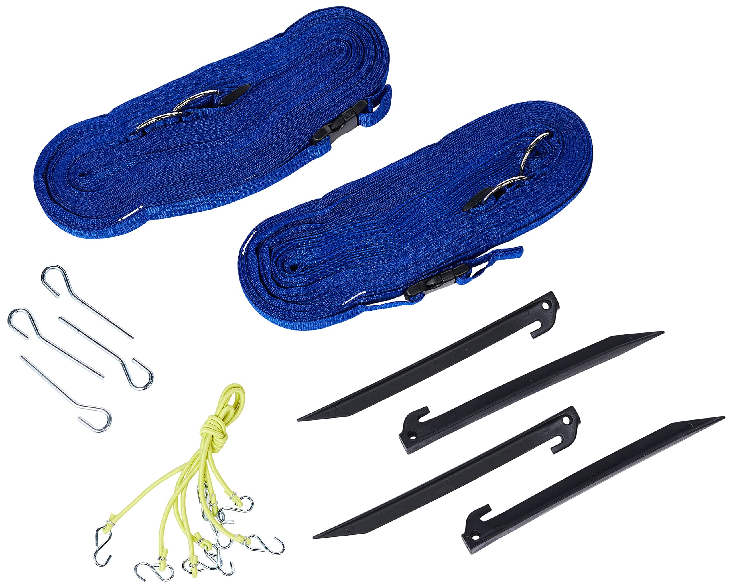 Park & Sun Sports Outdoor Volleyball Boundary Webbing with Ground Stakes