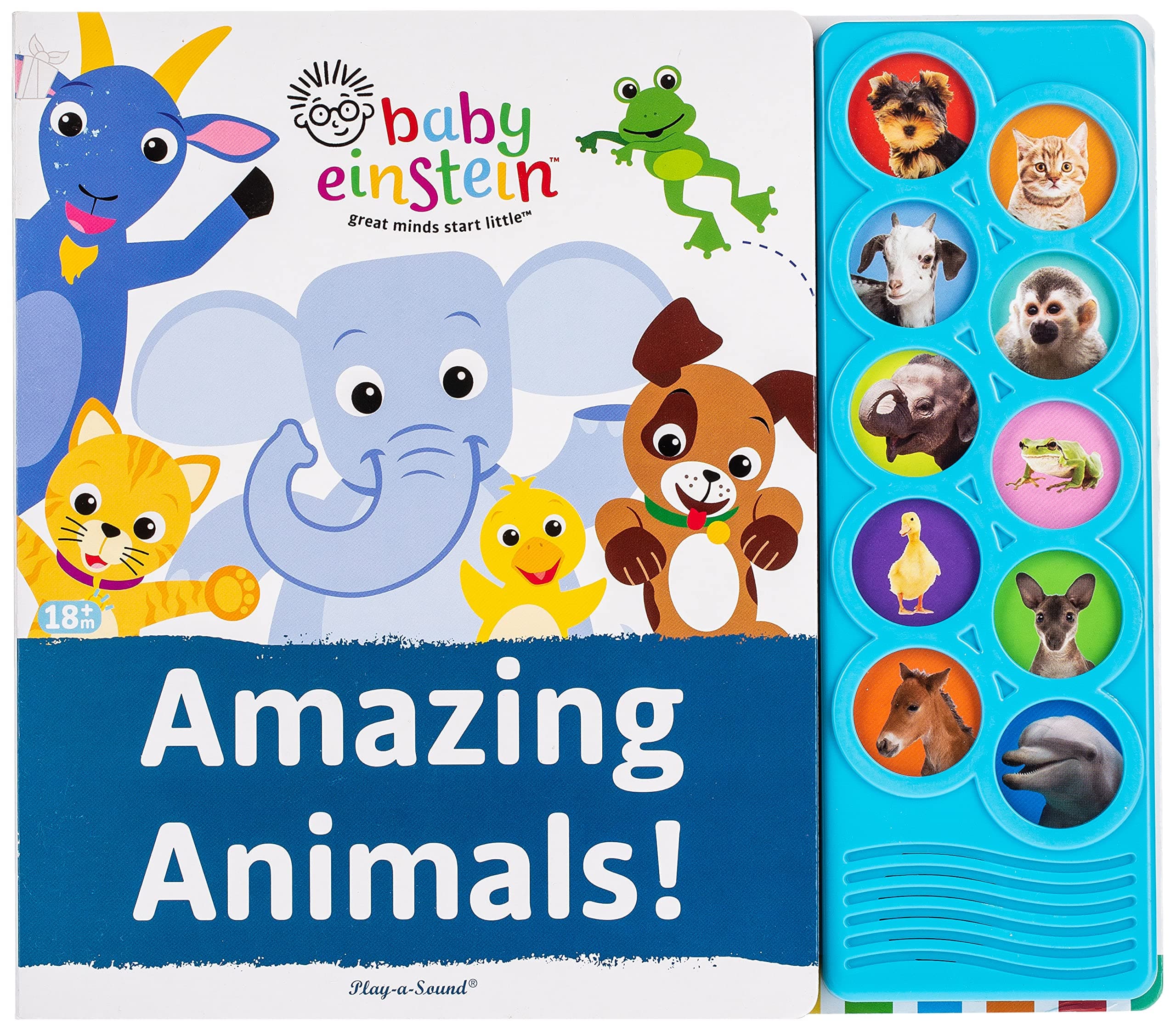 Baby Einstein: Amazing Animals Play a Sound Board book – Sound Book, September 1, 2014