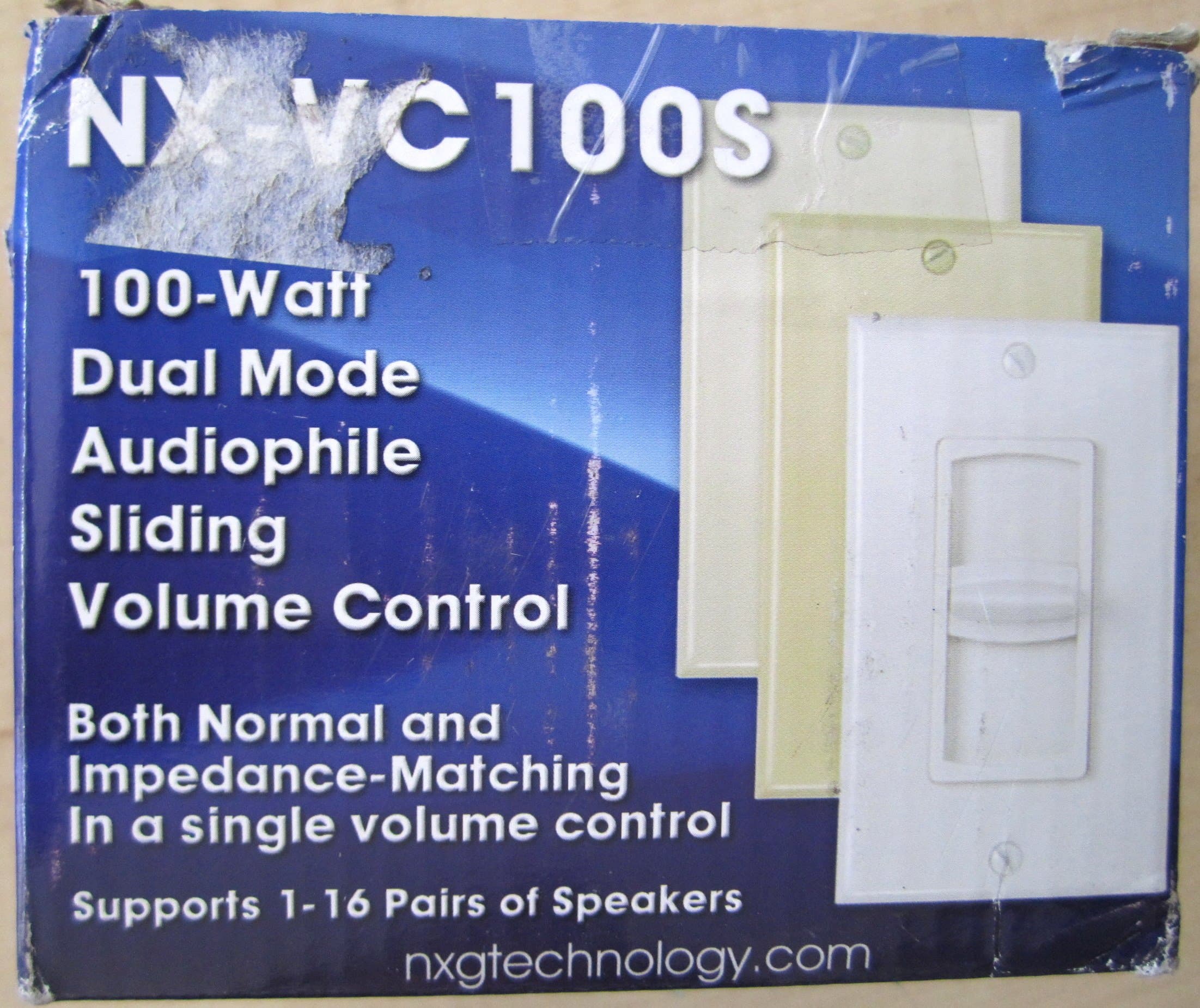 NX-VC100S 100-Watt; Dual Mode Sliding Audiophile Volume Control