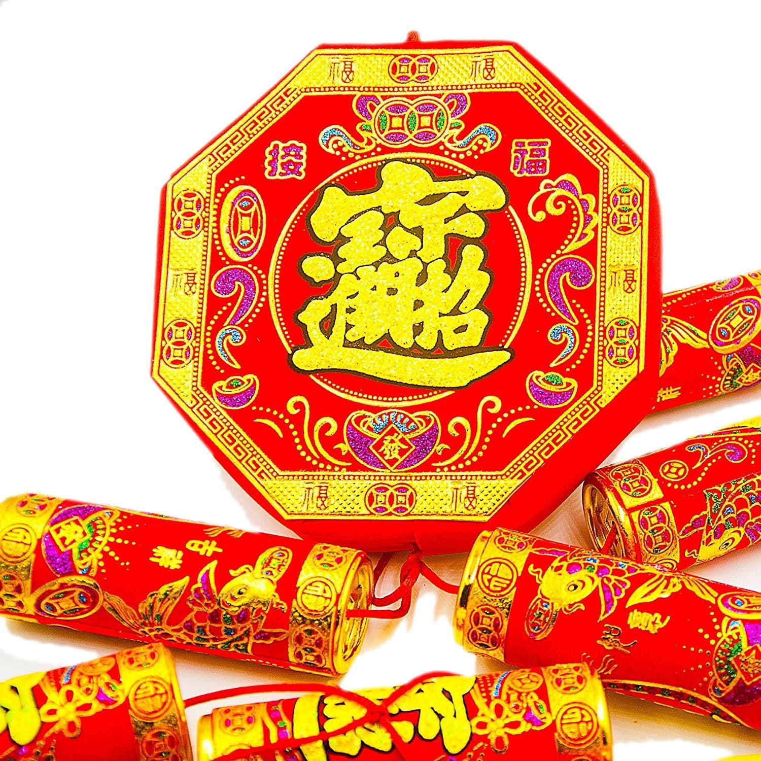 KI Store Chinese New Year Hanging Decorations Firecracker Red B019OD4N1K