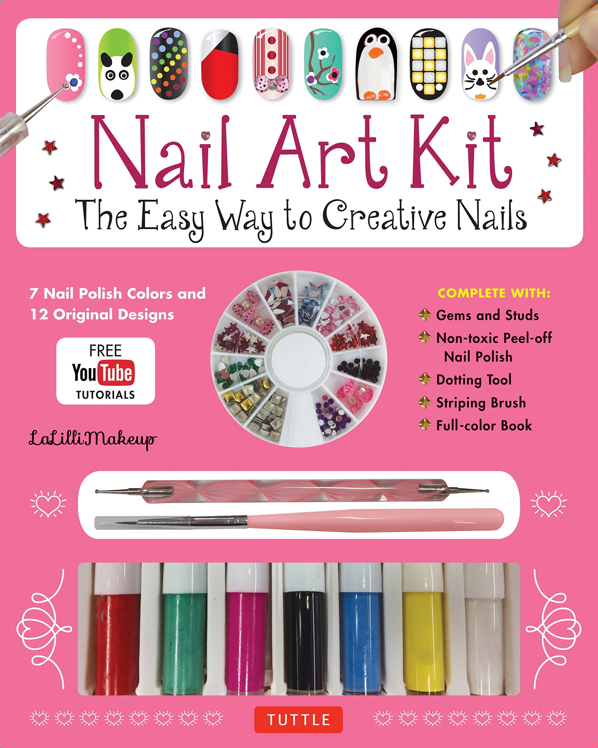 Nail Art Kit: The Easy Way to Creative Nails Paperback – August 15, 2017