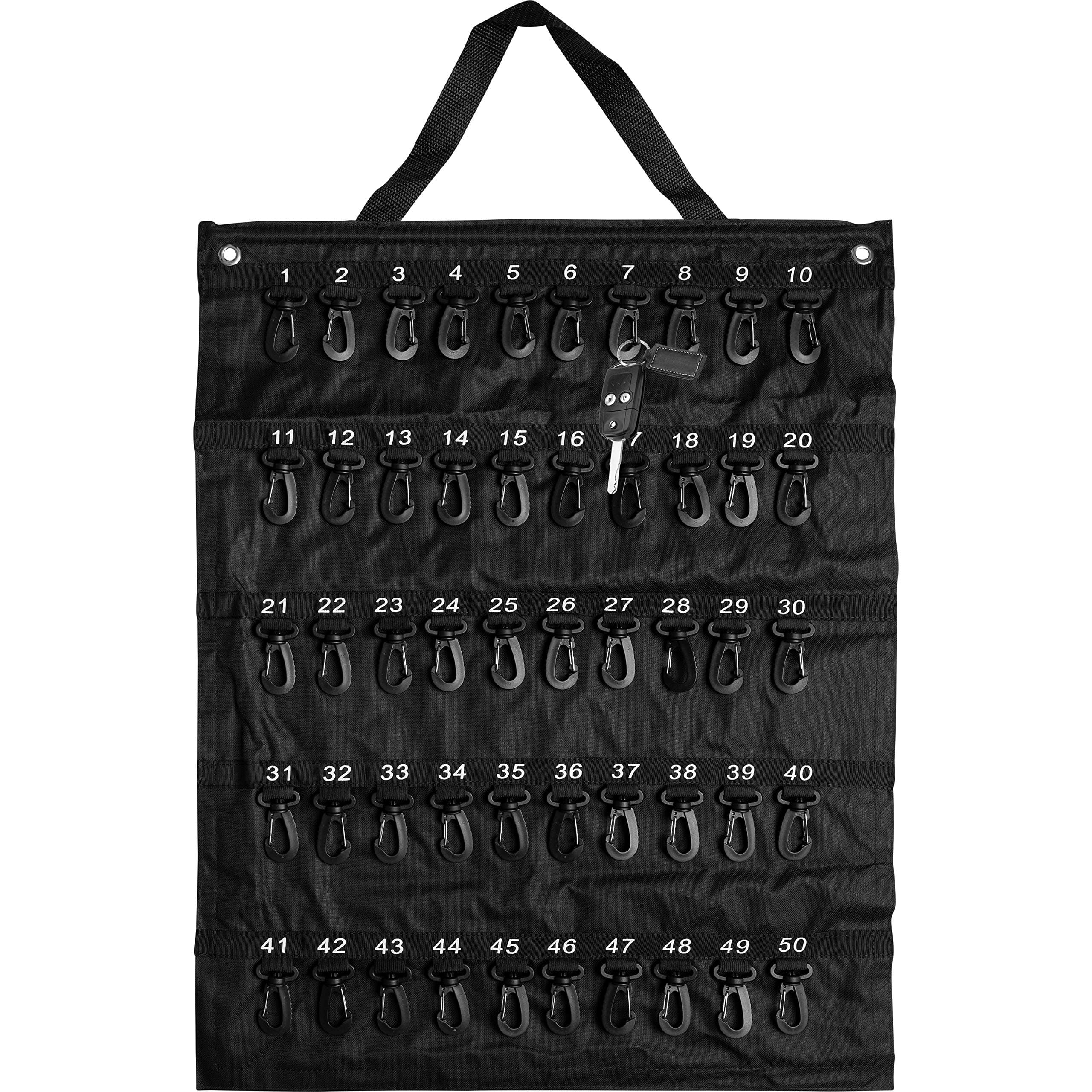 Rollable Key Case, Roll Up Key Organizer, Roll Up Key Case, Flexible Durable Vinyl, 50 Keys