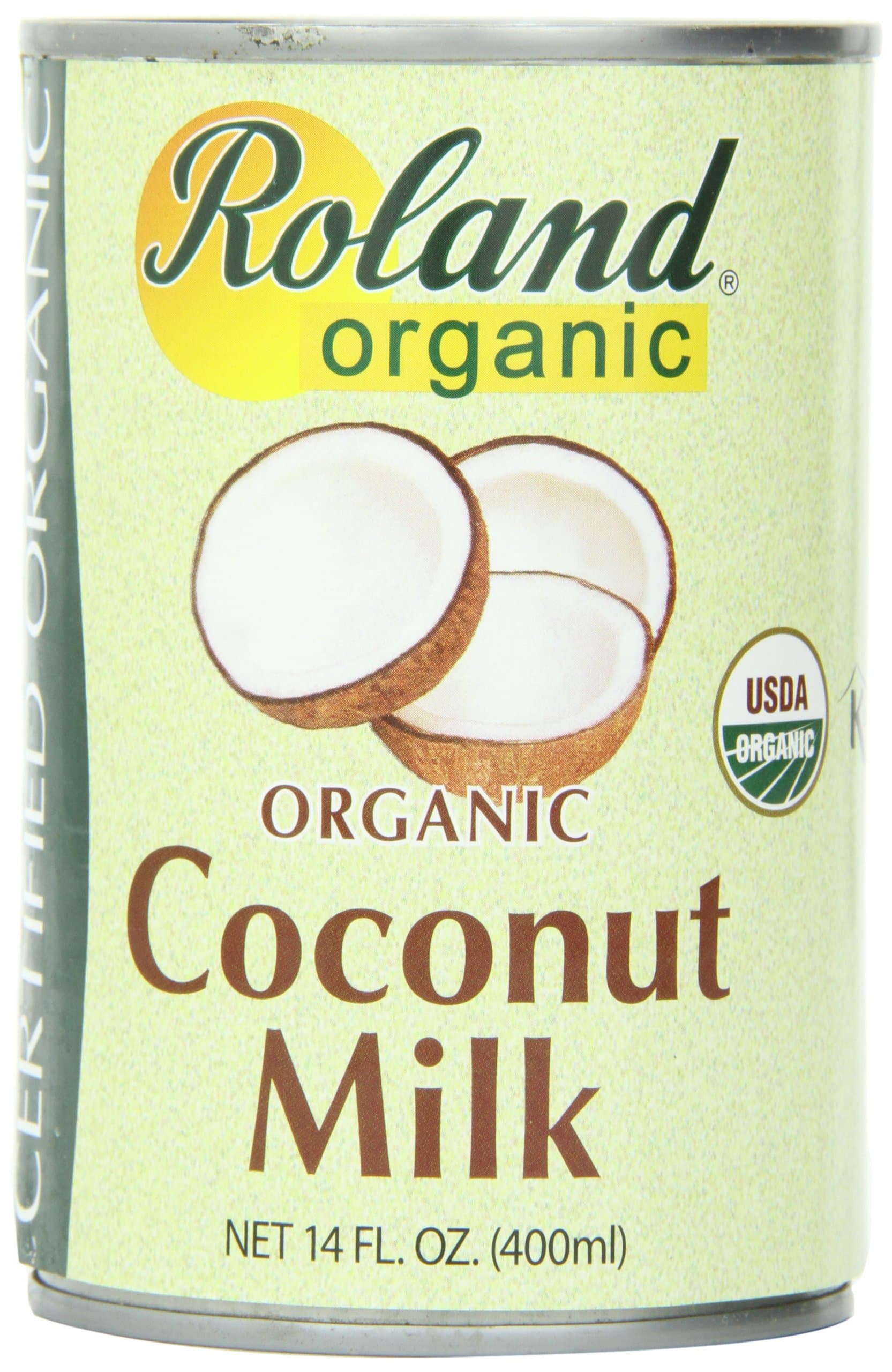 Roland Coconut Milk, Organic, 14 Ounce (Pack of 24)