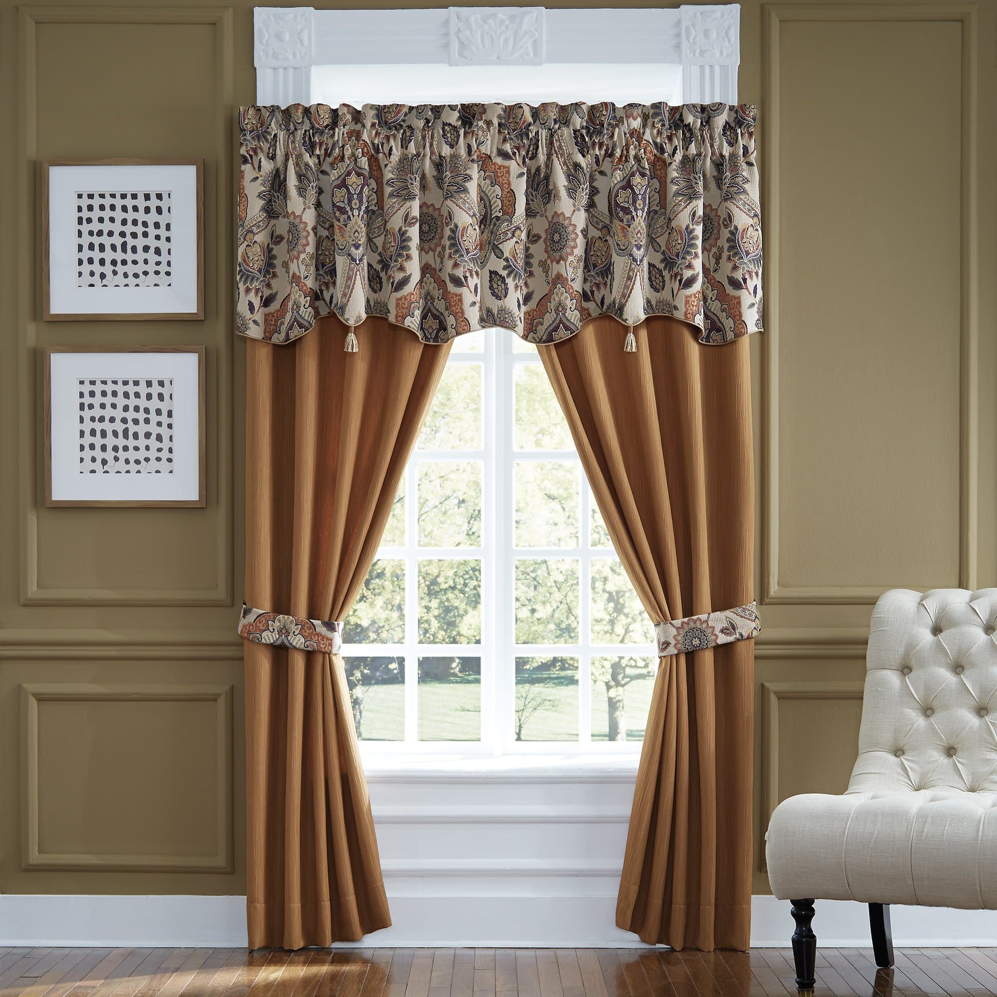 Croscill Callisto Pole TOP DRAPRY 82X84, 82" x 84", 4 Piece