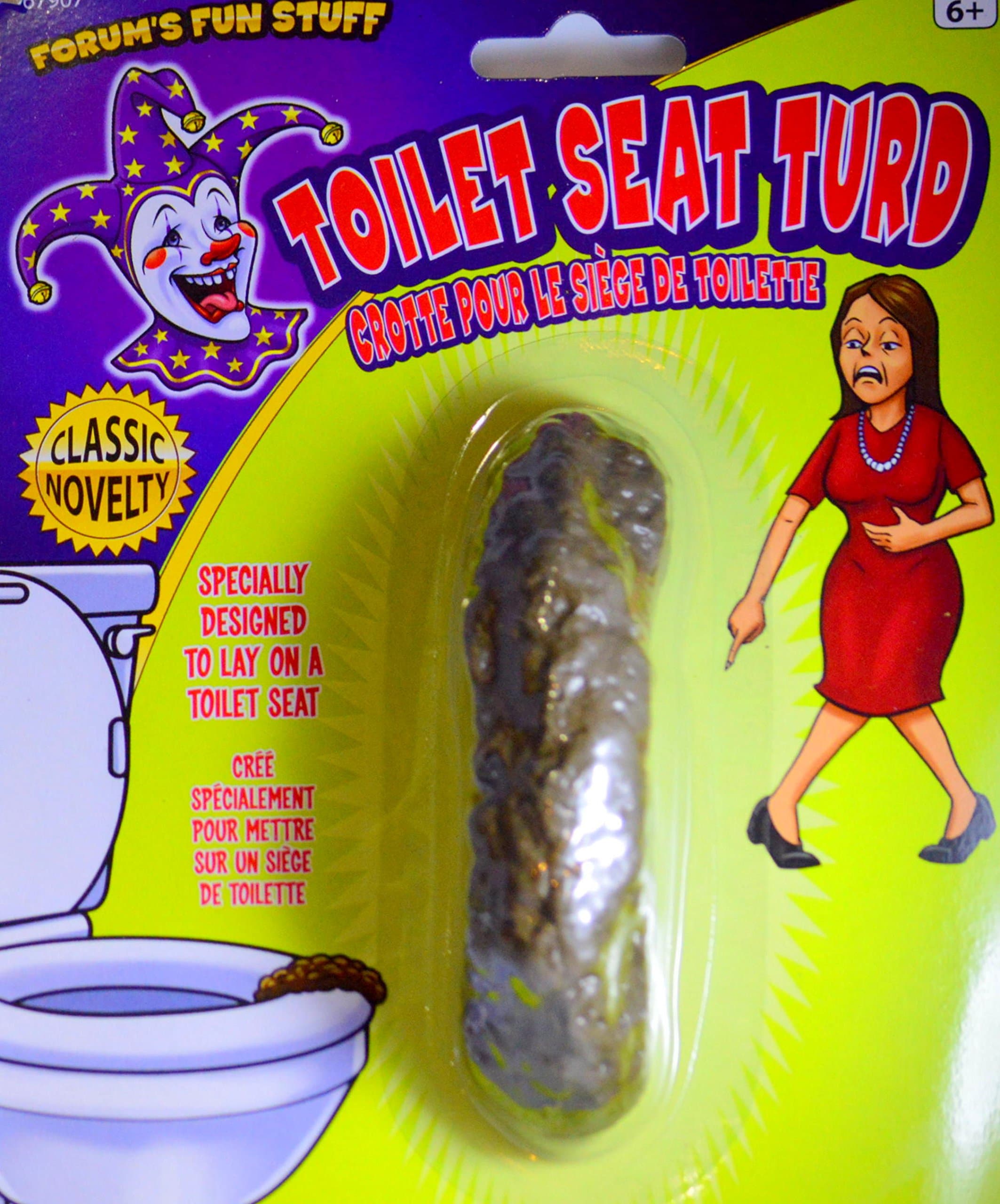 Hilarious Rubber 4 Inch Fake Human Poop Crap Turd - Funny Gross Prank by funny poop