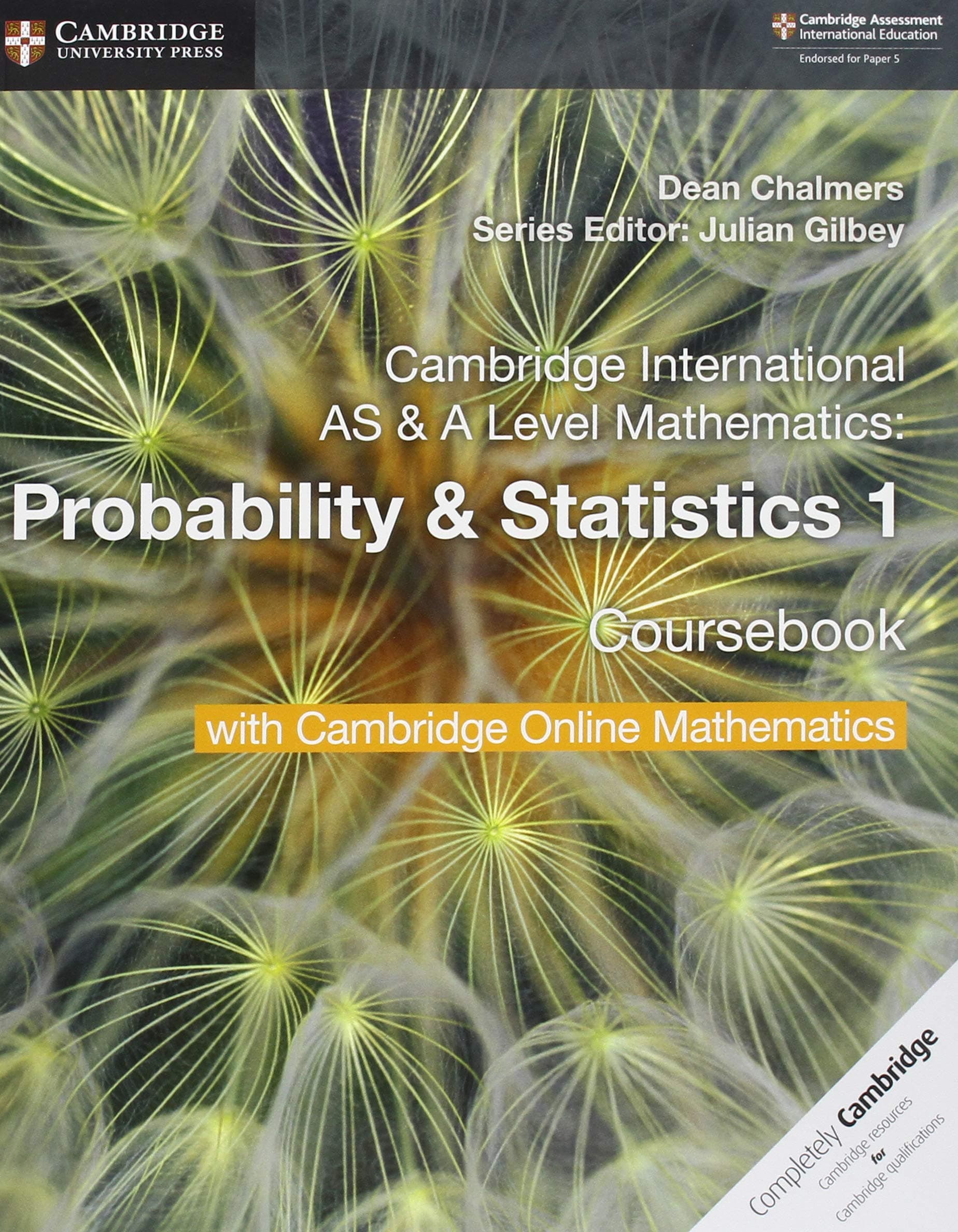 Cambridge University Press International AS & A Level Mathematics Probability & Statistics 1 Coursebook with Online Mathematics (2 Years)