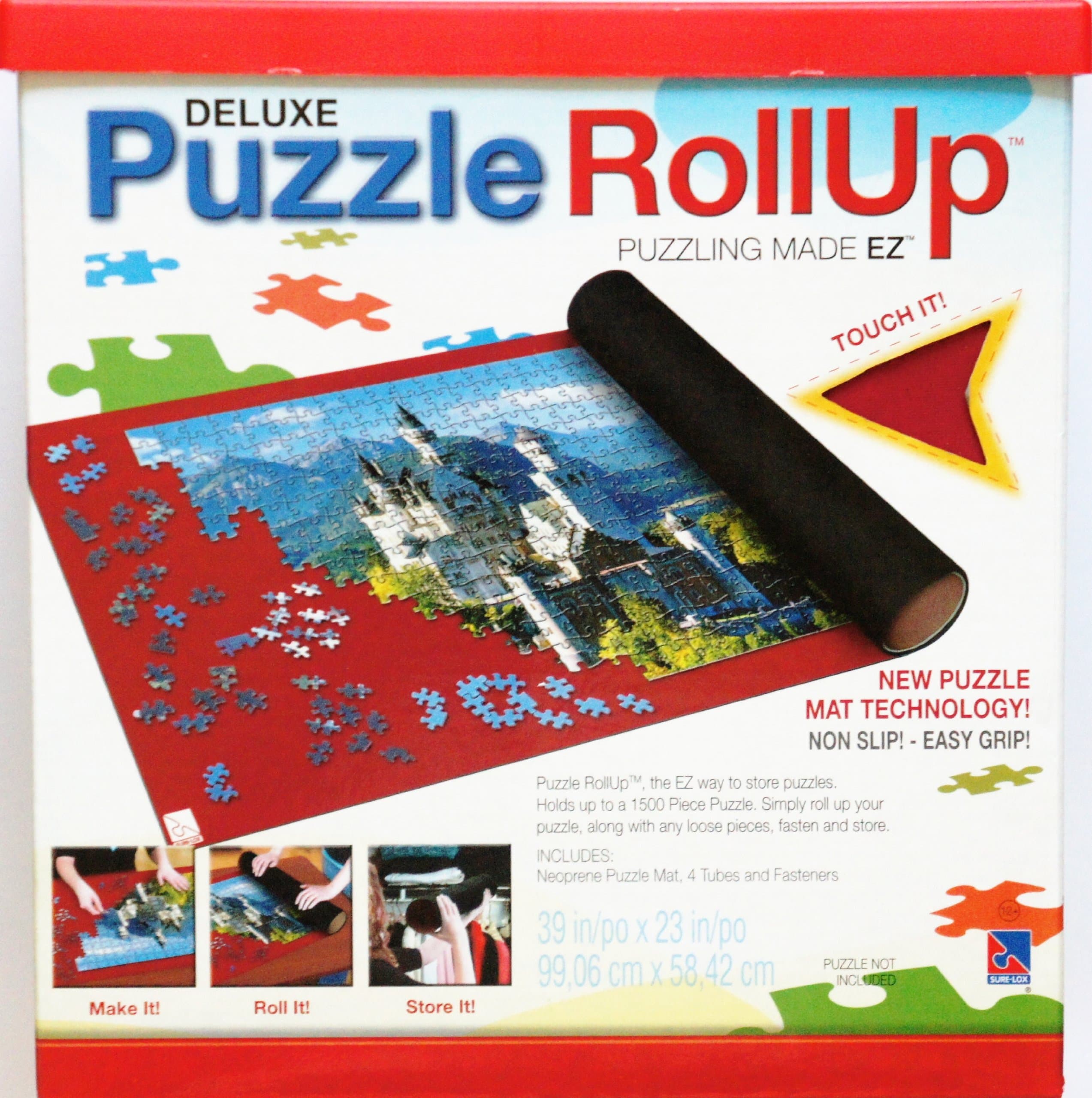 DELUXE PUZZLE RollUp Sure-LOX Puzzling Made EZ with New Puzzle MAT Technology