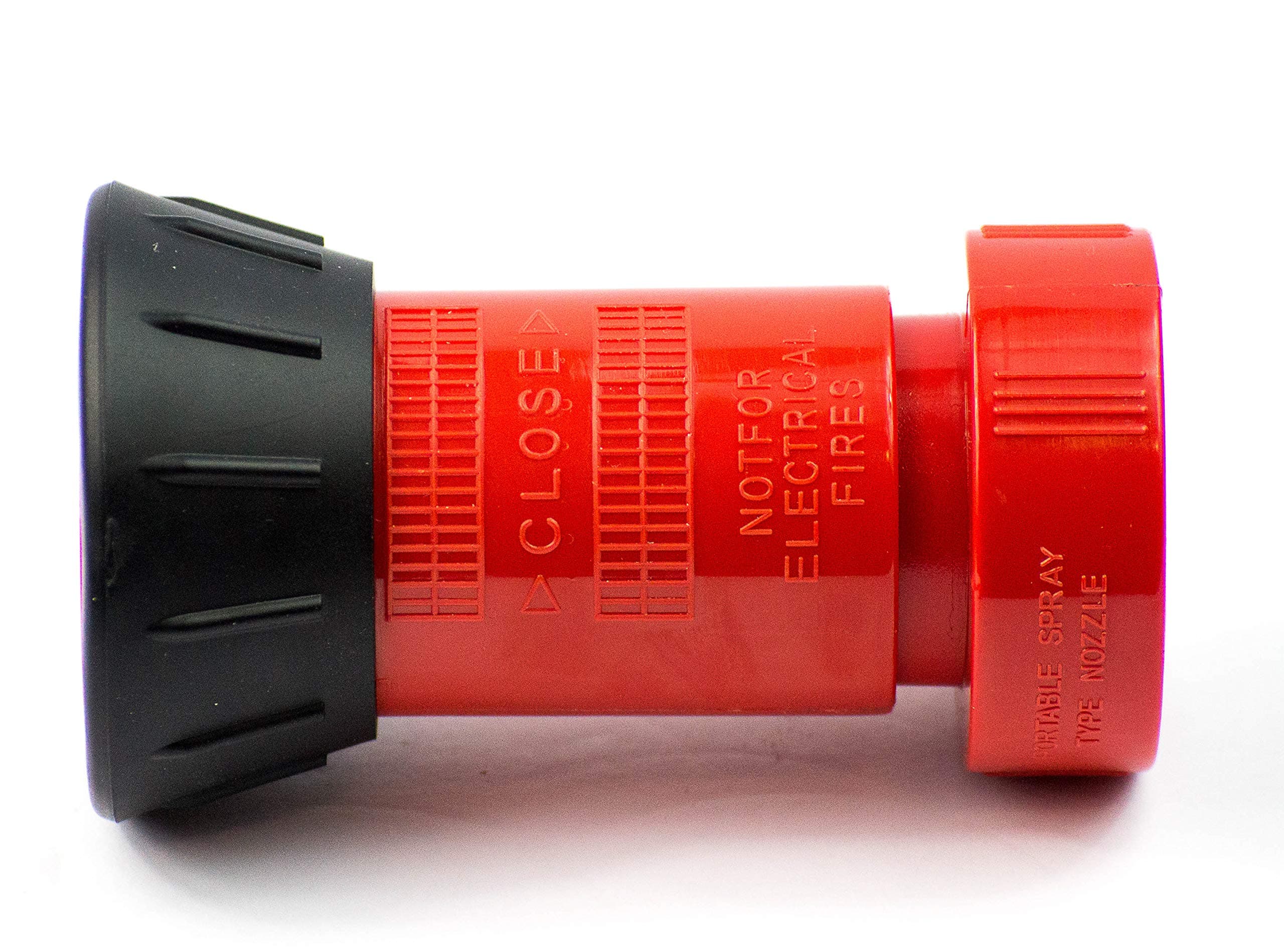 Fire Hose Nozzle Spray 1-1/2" NST/NH Polycarbonate Jet Fog Industrial Fireman 1.5" Nozzle 75 gpm Fire Equipment