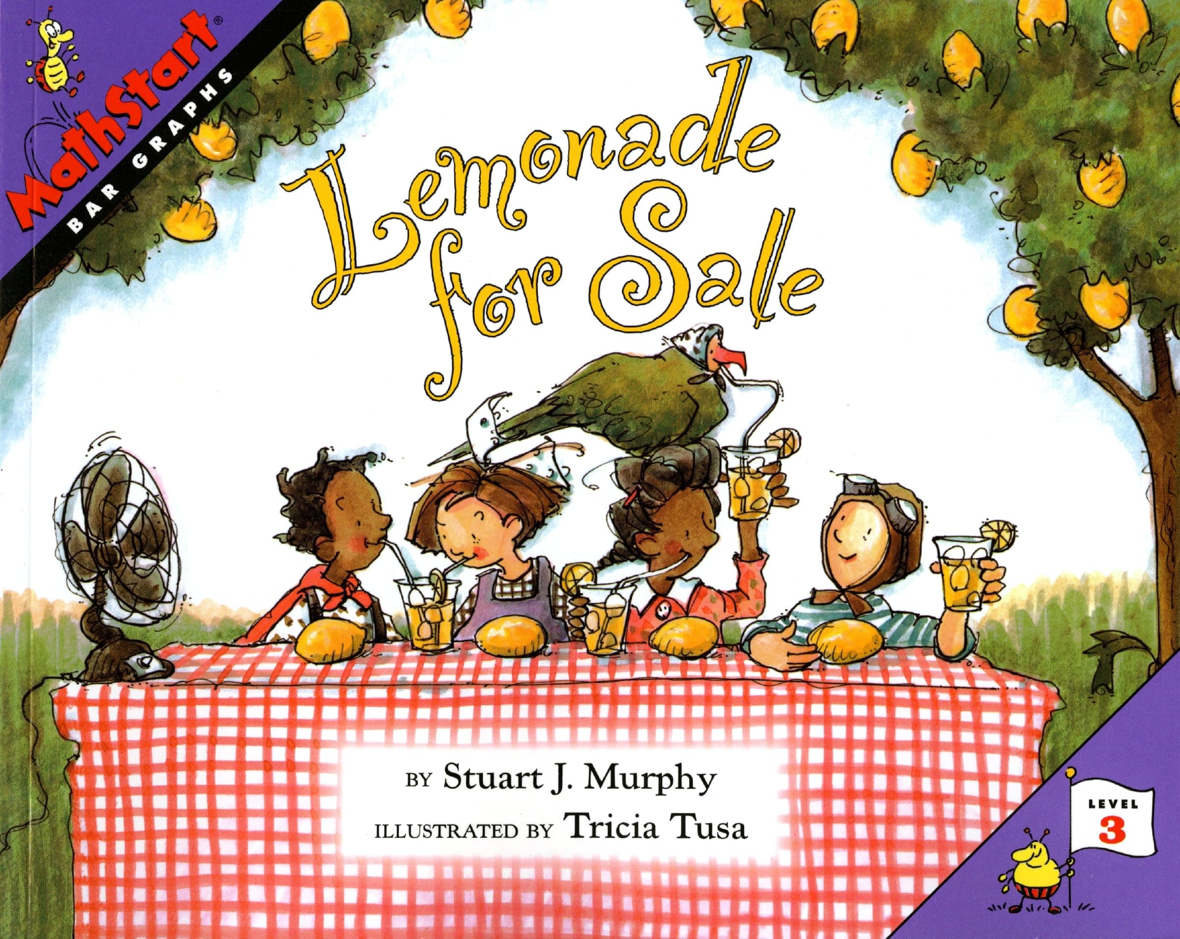 Lemonade for Sale: A MathStart Picture Book About Bar Graphs and Data Analysis for Kids (Ages 6-10) (MathStart 3, 2)