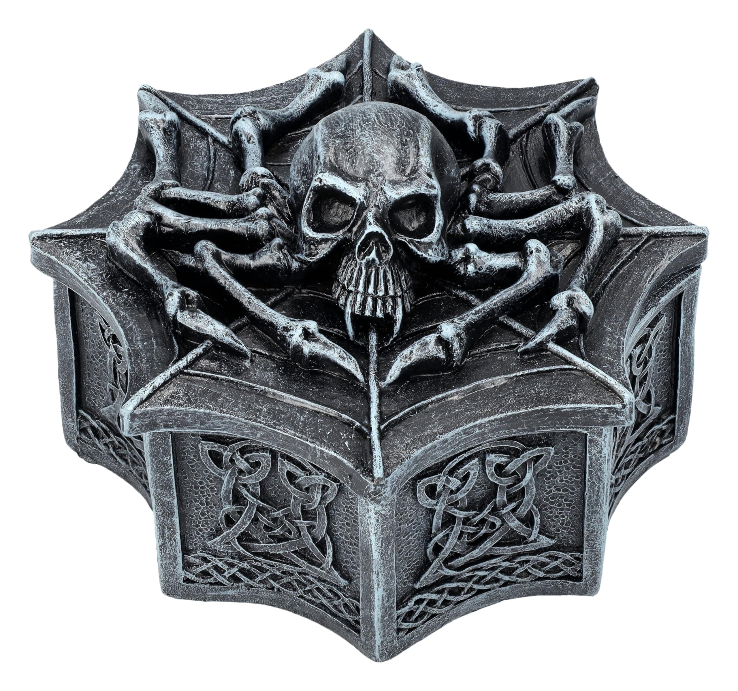 Pacific Giftware Arachnid Box, Black, 5.19 Inches Length, Decorative Boxes