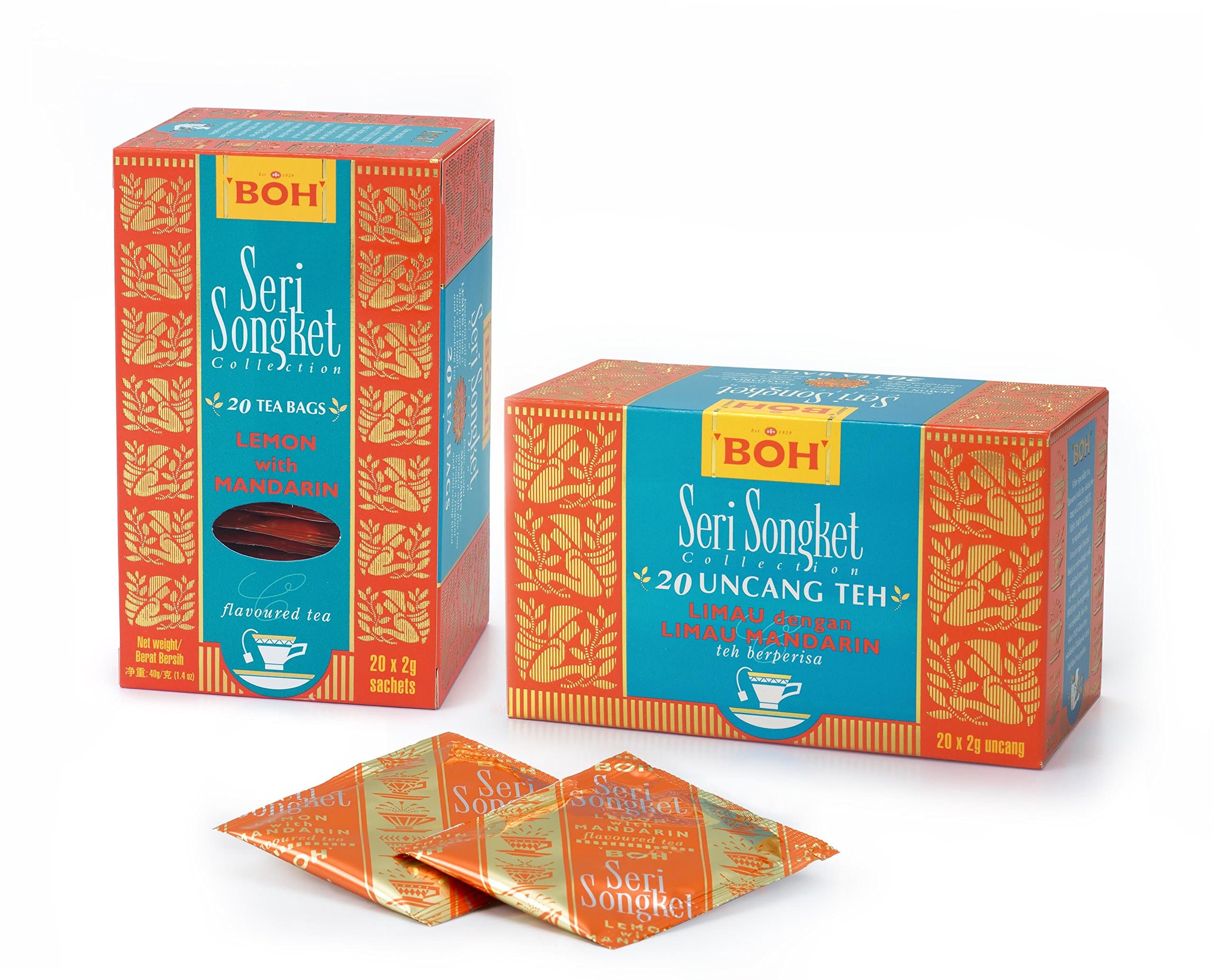 BOH Lemon & Mandarin Tea, 20 tea bags
