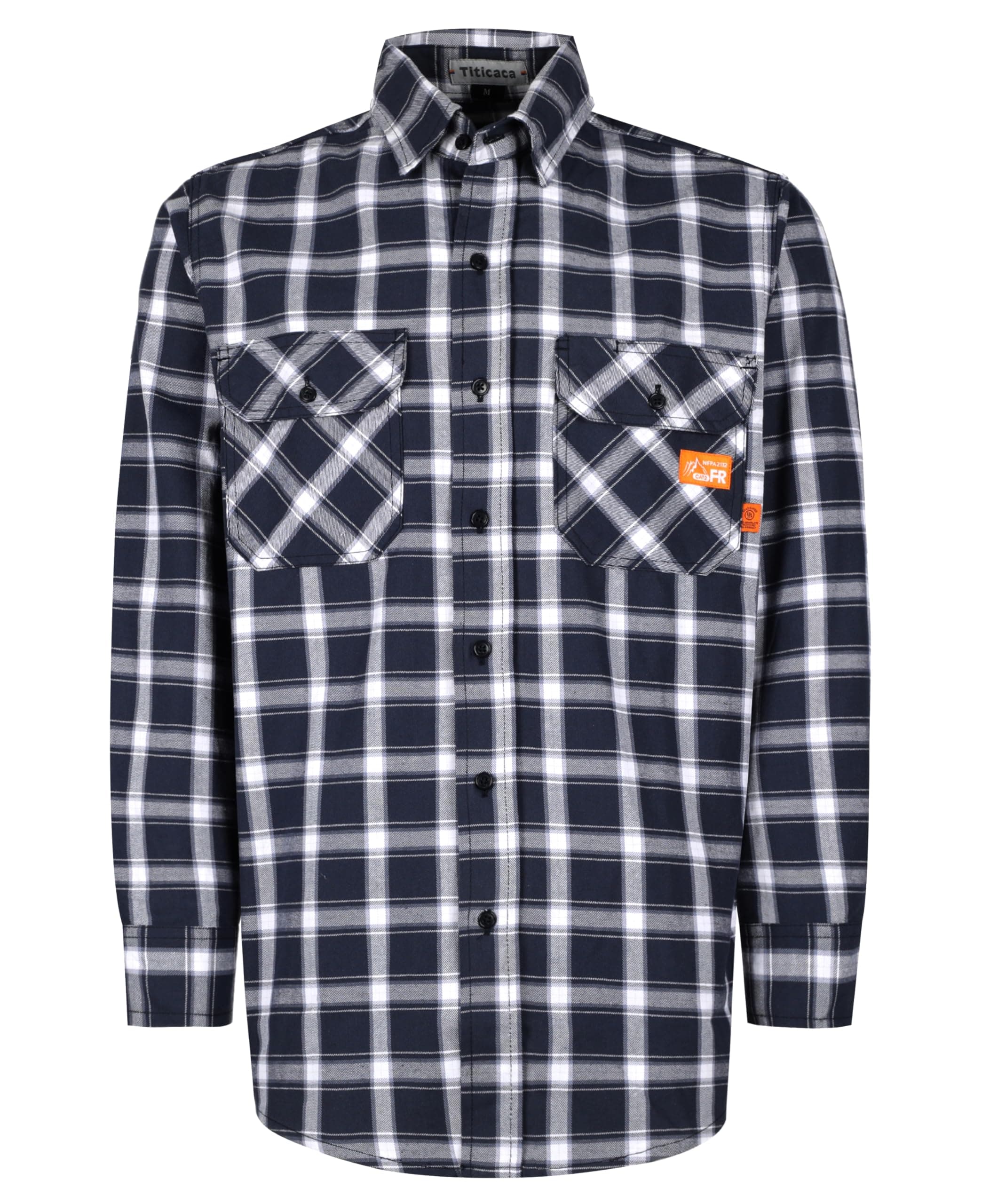 Titicaca FR Shirts for Men 6.5oz Lightweight Flame Resistant Button Down Work Shirt Fire Retardant Welding Shirt