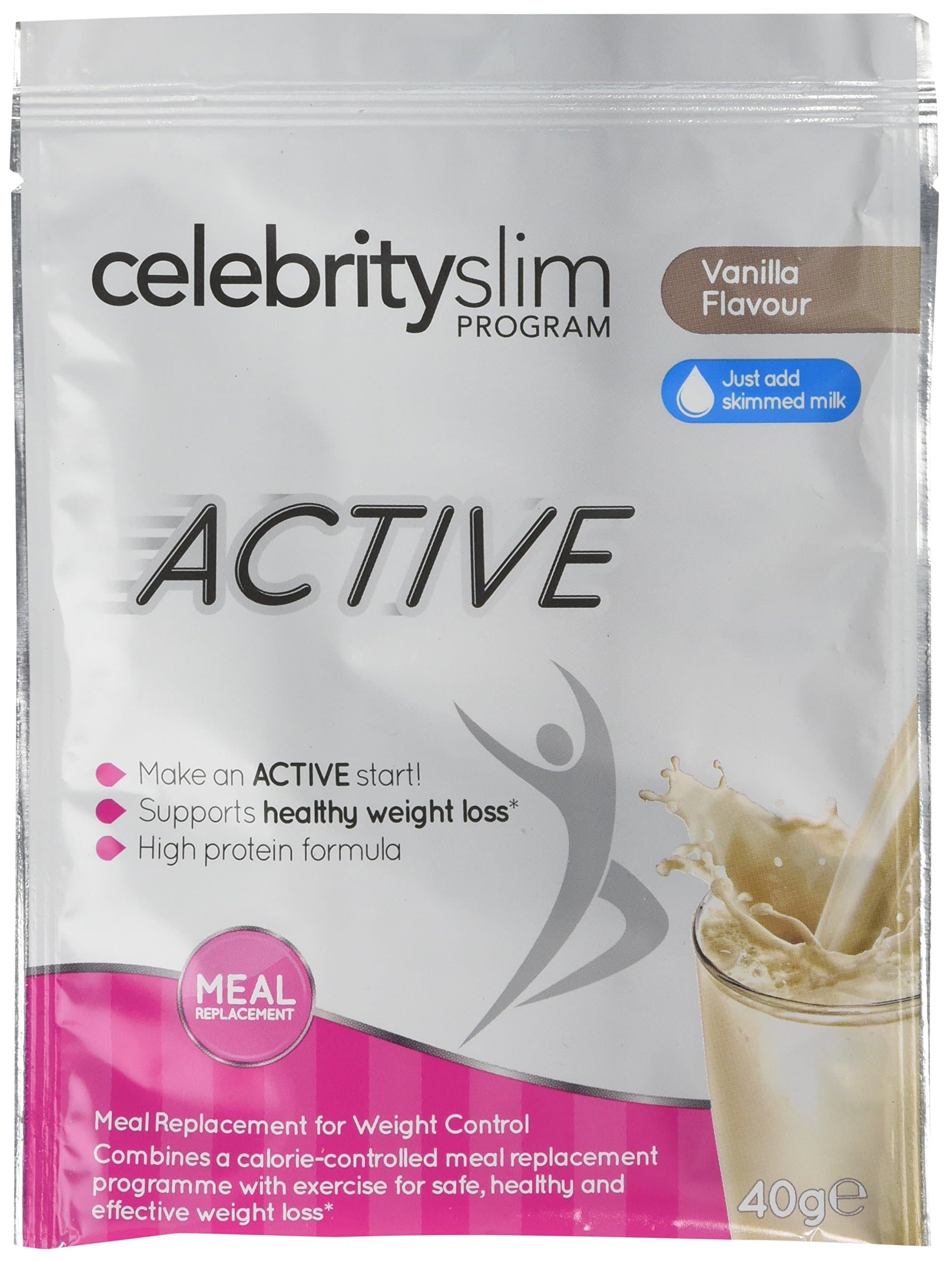 Celebrity Slim Active Vanilla 20 Sachet Pack