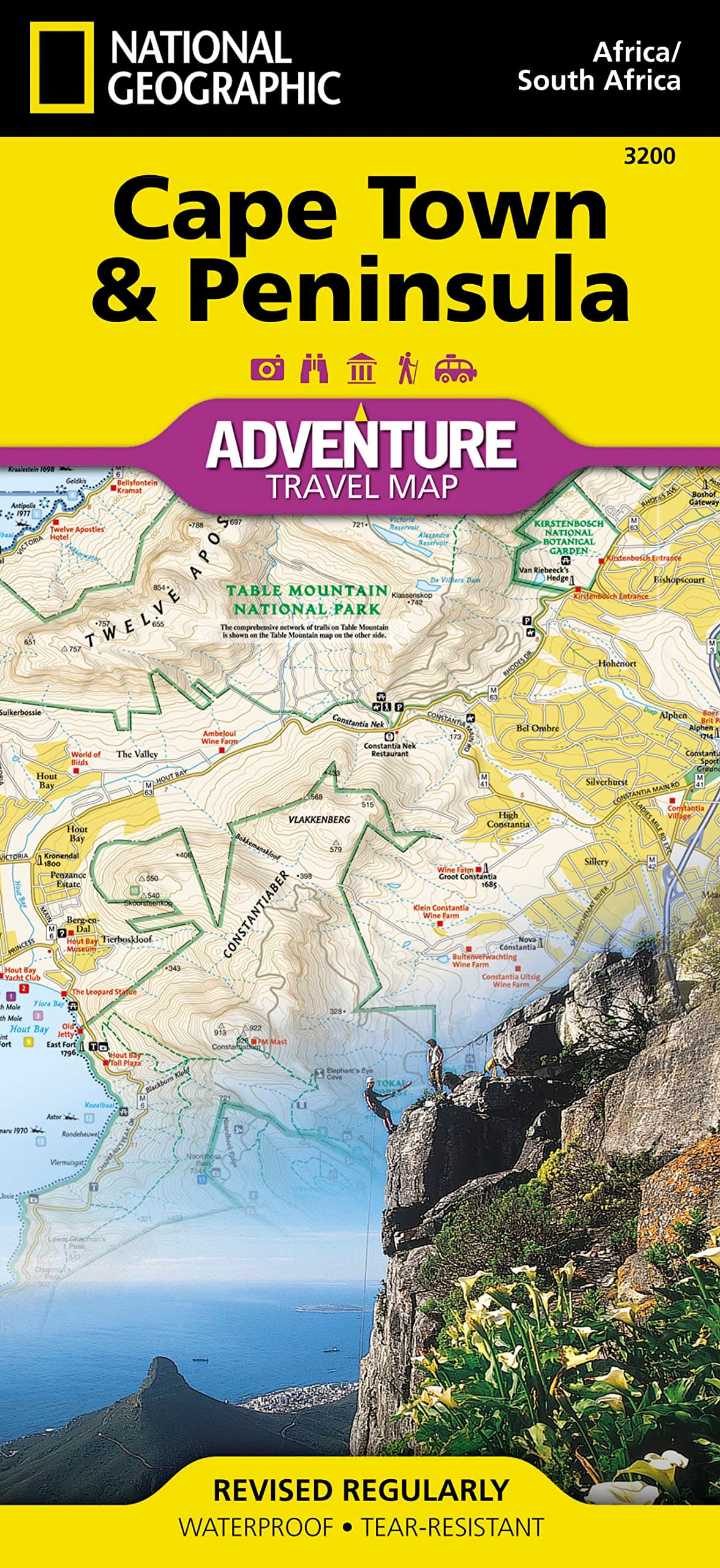 Cape Town and Peninsula Map [South Africa] (National Geographic Adventure Map, 3200)