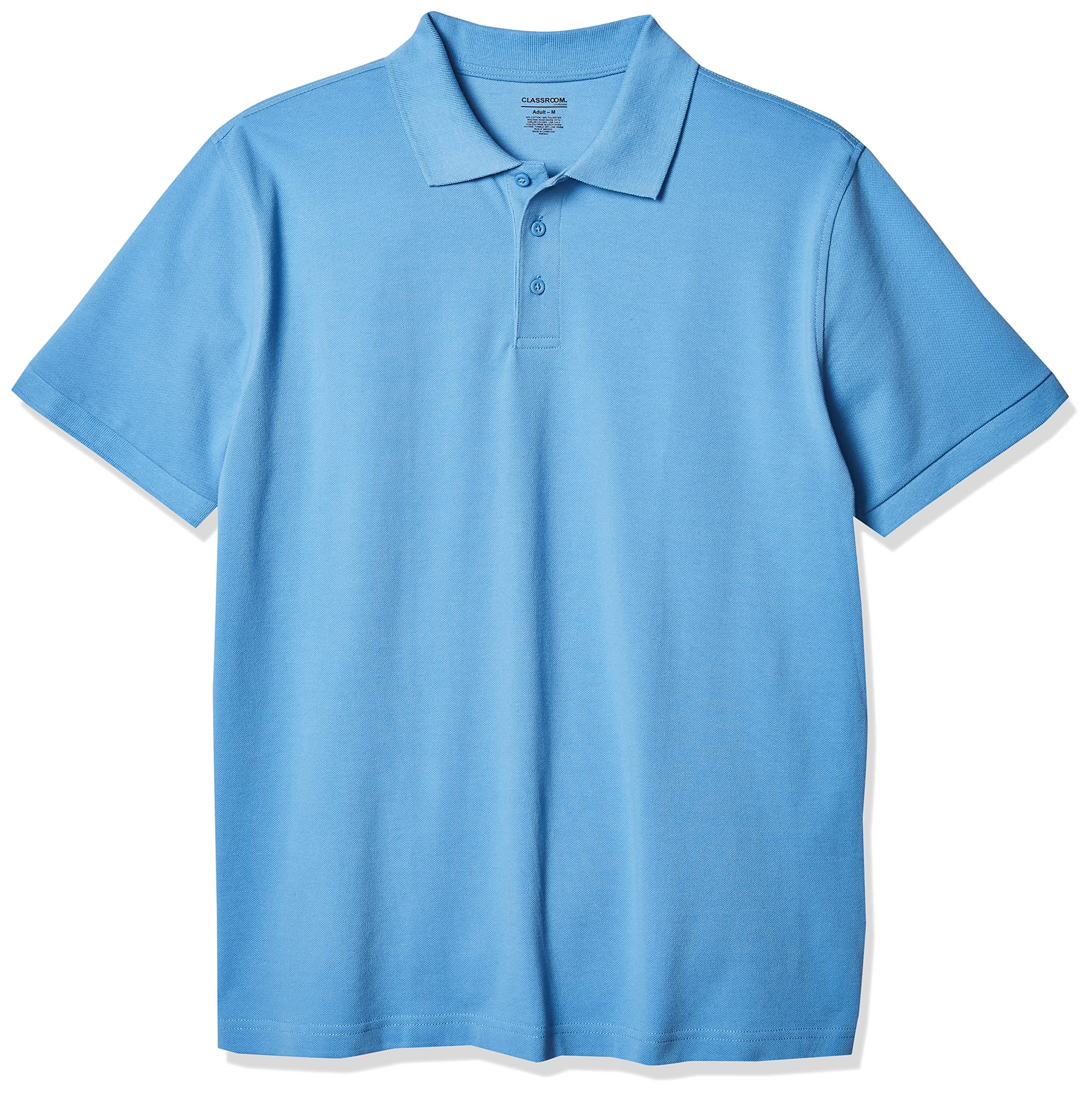 Classroom Unisex Short-Sleeve Pique Knit Polo Shirt