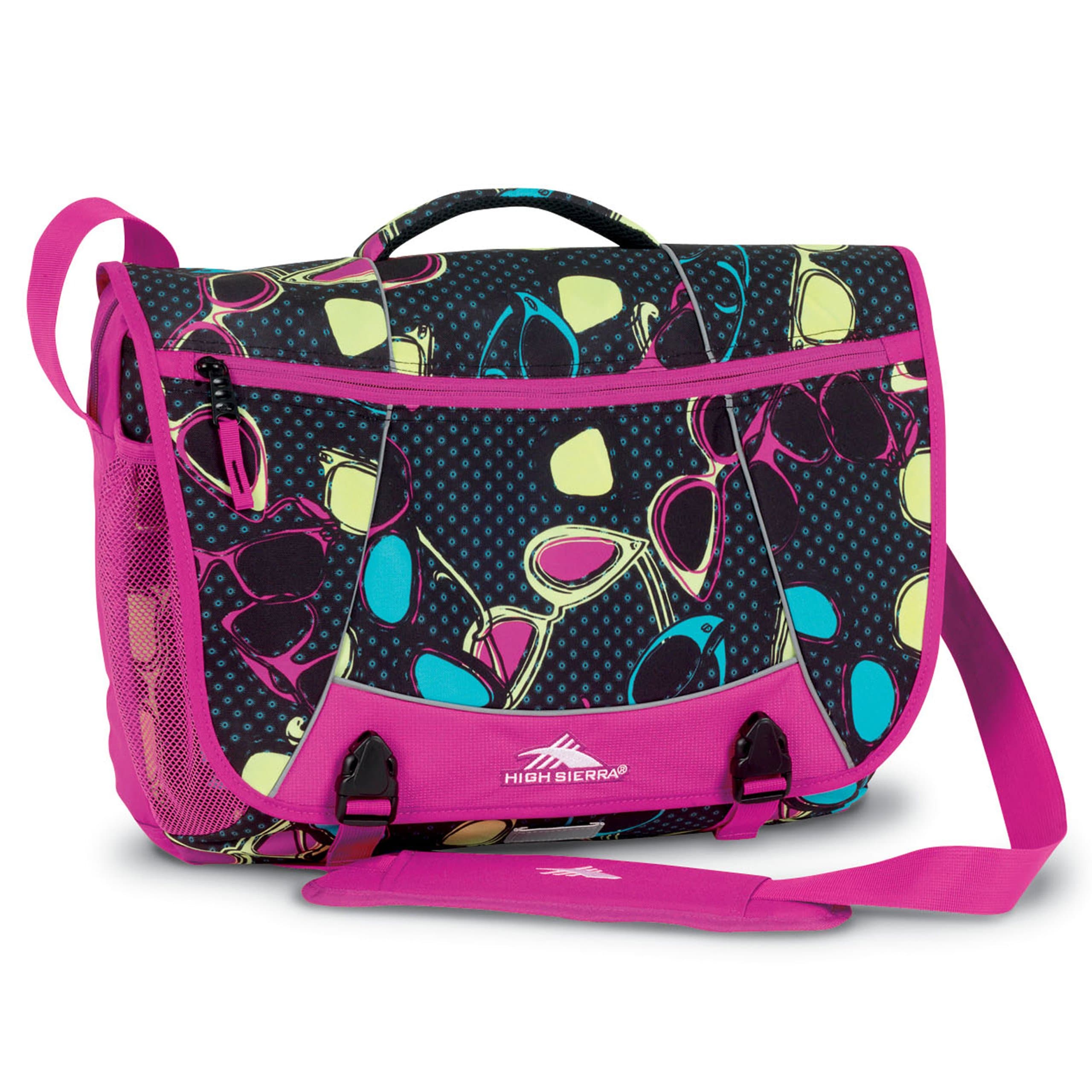 Tank Messenger, Sunglasses Fuchsia/Pink, 18x13.5x7-Inch