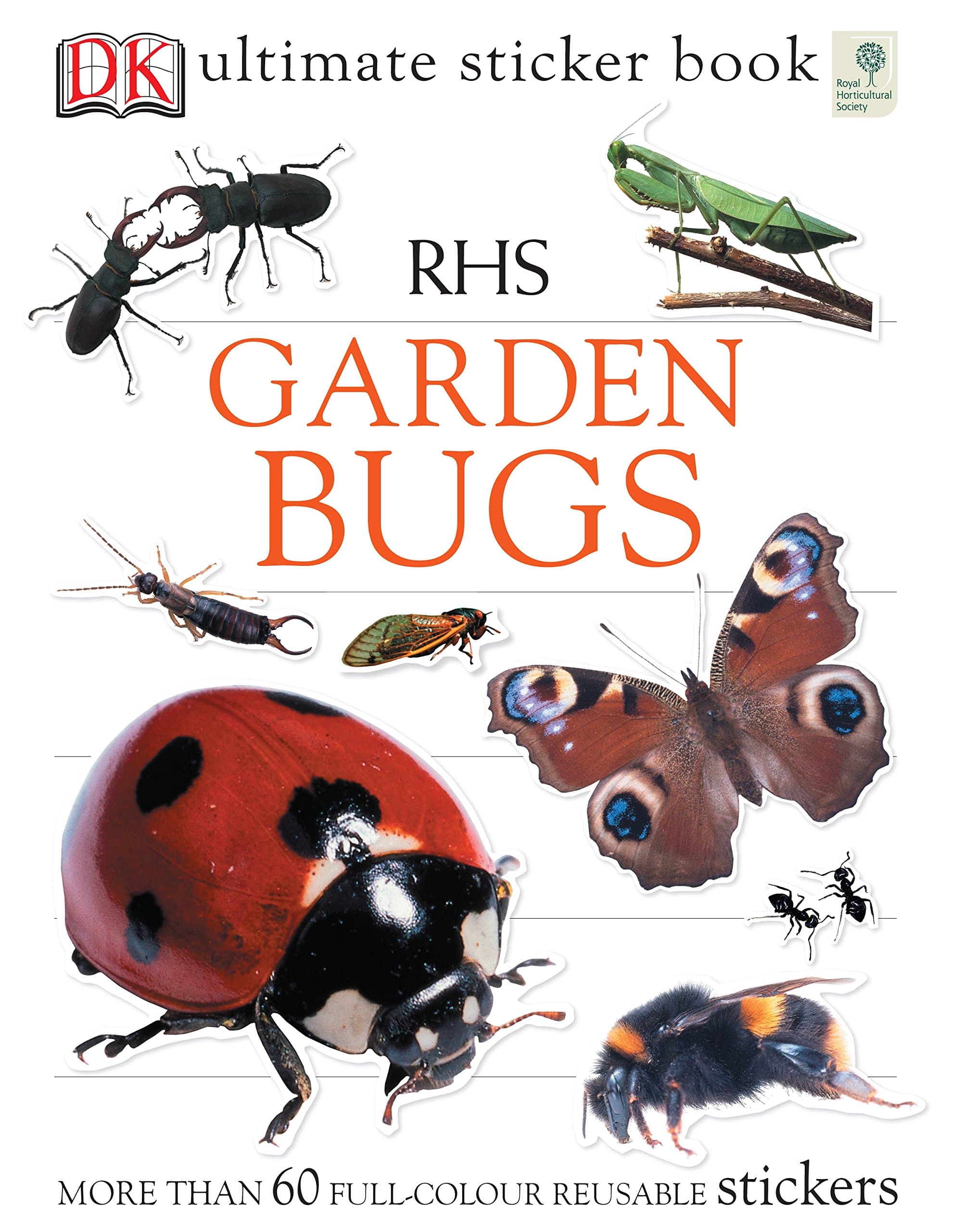 RHS Garden Bugs Ultimate Sticker Book Paperback – 6 April 2006