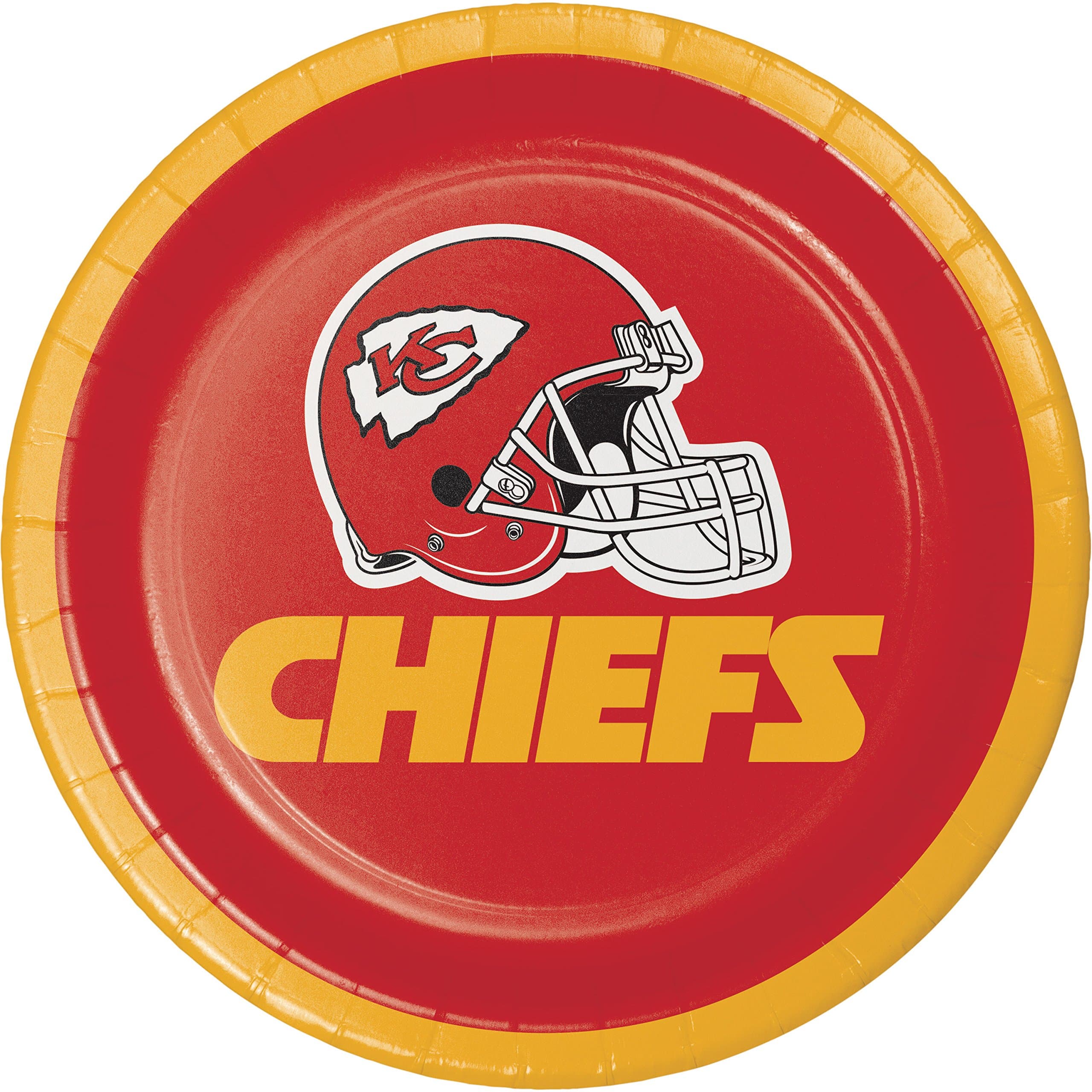 Creative Converting Kansas City Chiefs Dessert Plates, 24 ct