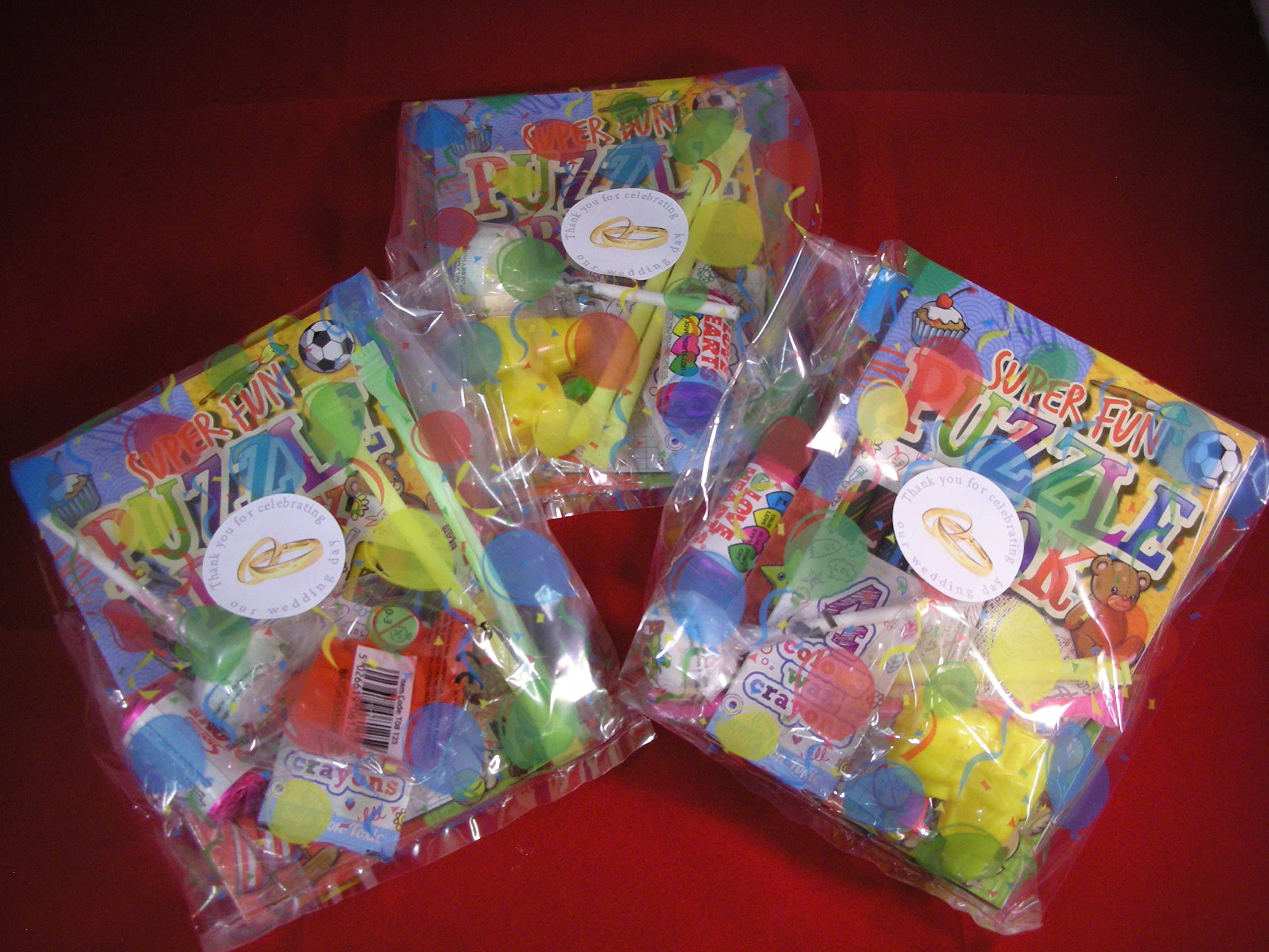 10 x Childrens Wedding Activity Pack Favour Gift Party Bags Kids Packs