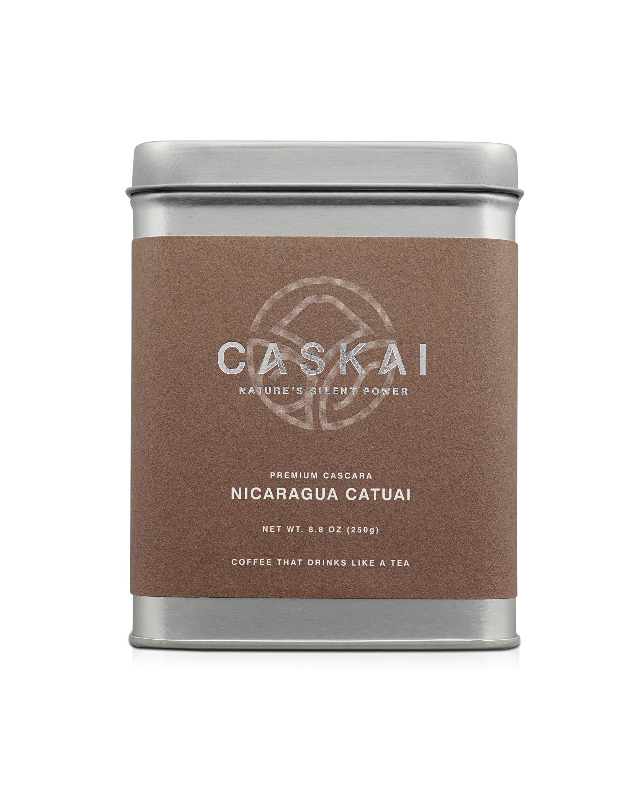 Caskai Premium Single Origin Cascara, Nicaragua Catuai, 1/2 pound (250g) Tin