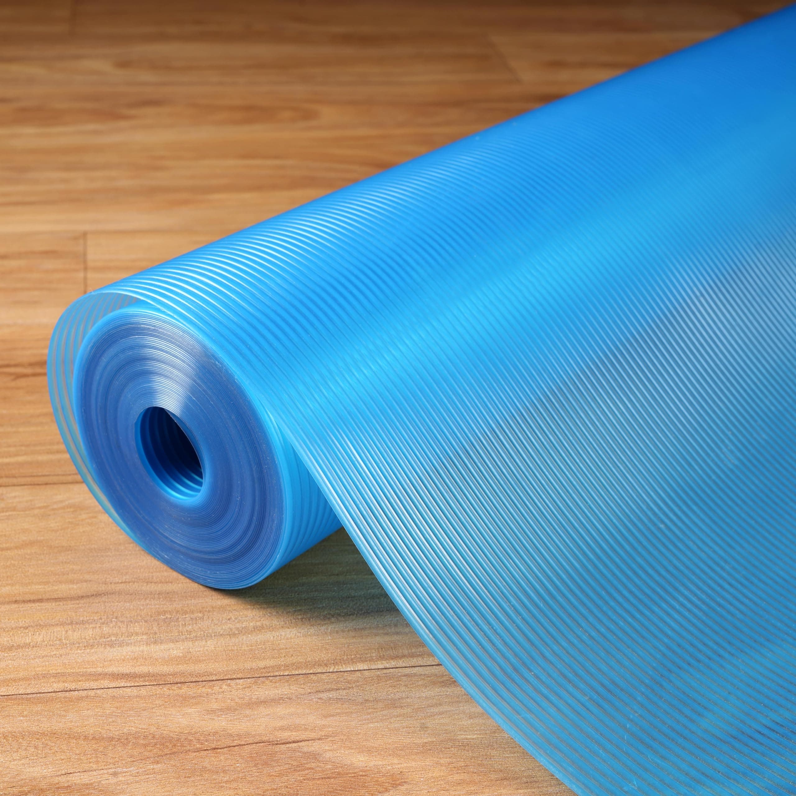 Ash & RohAnti-Slip Place Mat Waterproof EVA Liners for Kitchen Cabinets, Drawers, Tables - Food Grade, Textured, Washable, Multipurpose Shelf Mats (Blue, 45 x 300)