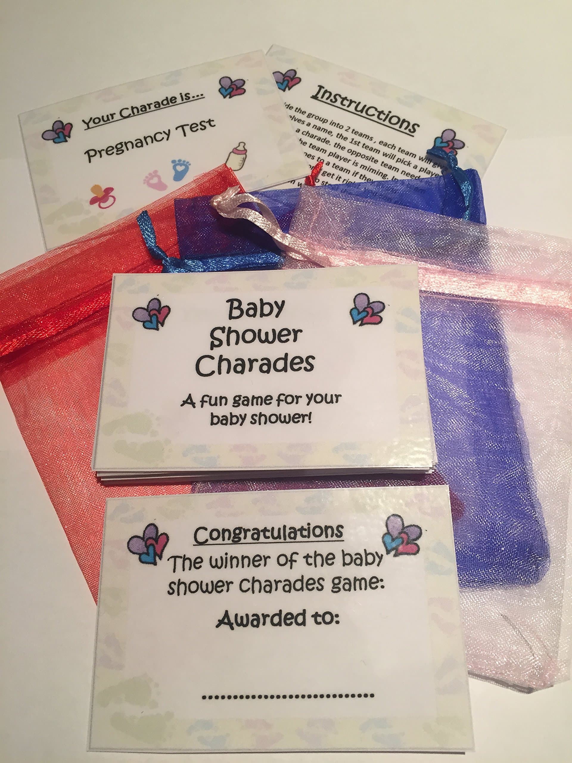 26 Baby Shower Charades - Great Baby Shower Game
