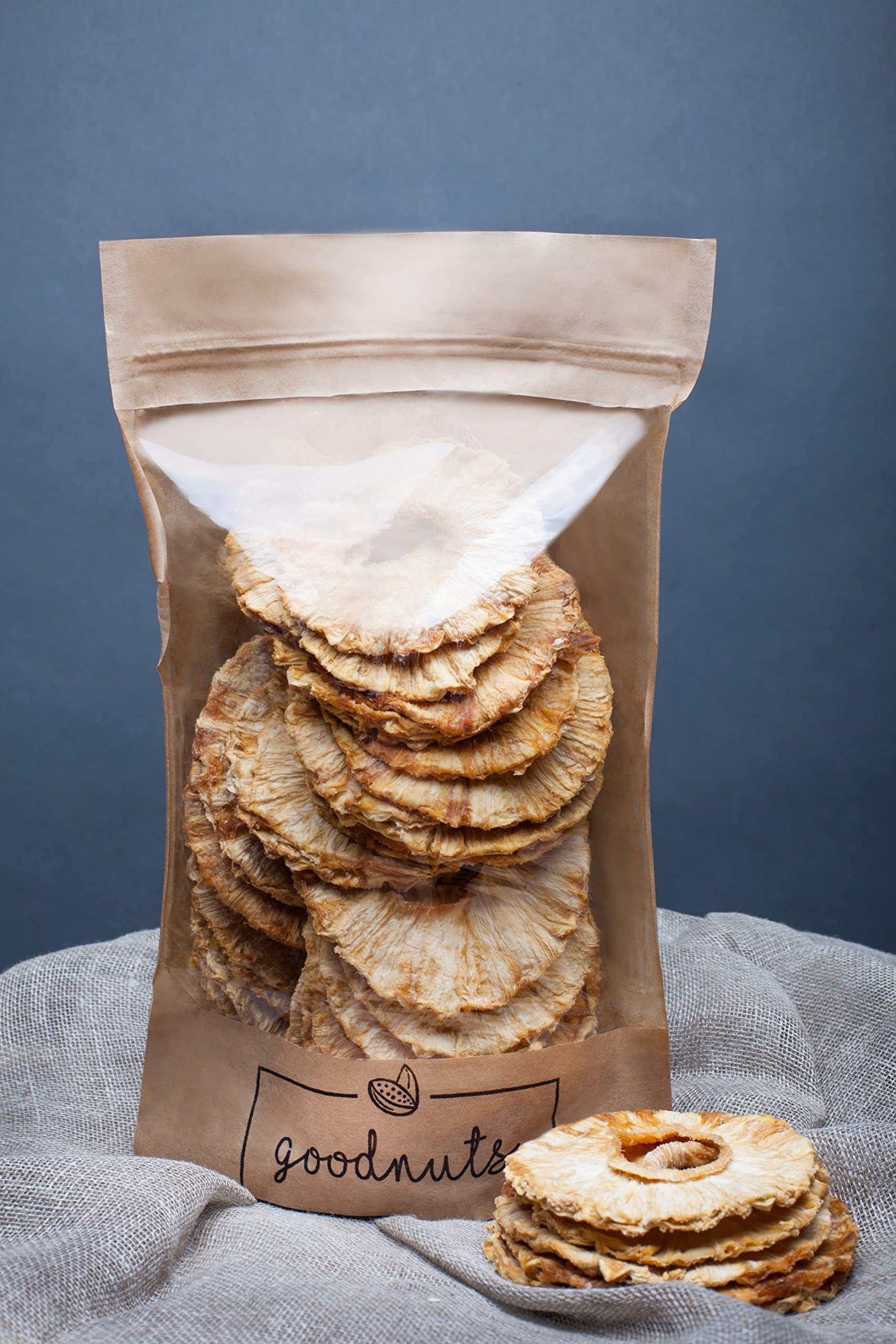 Natural Dried Pineapple Rings, No Sugar, Just Sun and Fruit, Collected from Costa Rica Farmers (500gr)